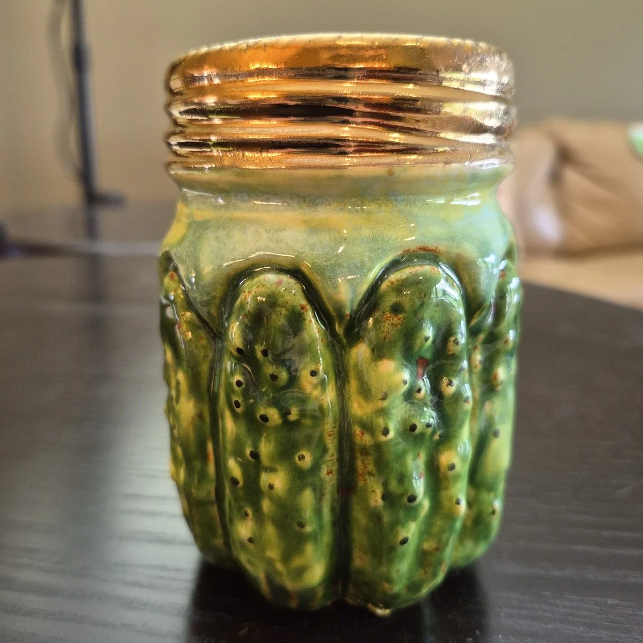 Collectible Pickle Jar by Victor Cicansky