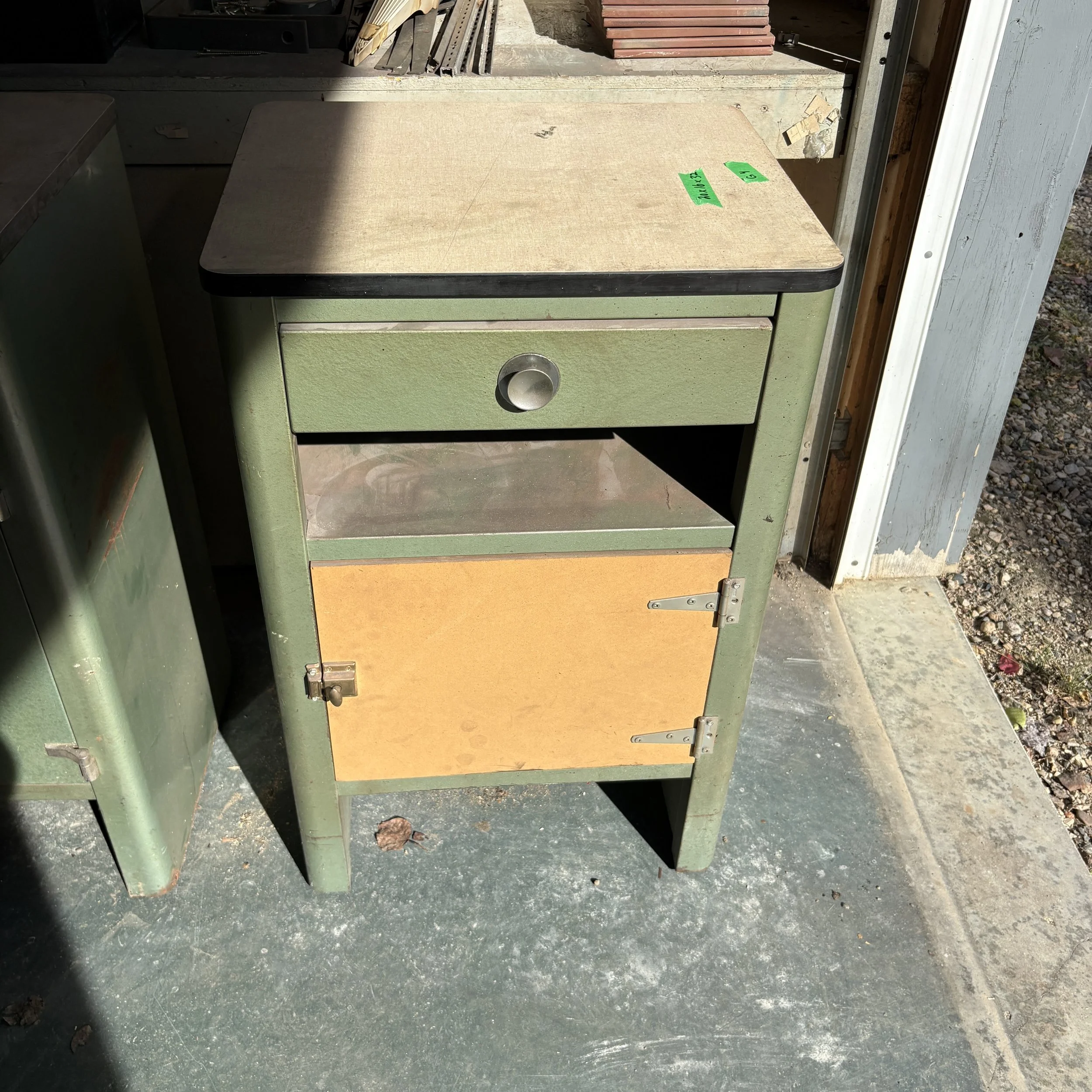 Vintage Postal Bedside Table I
