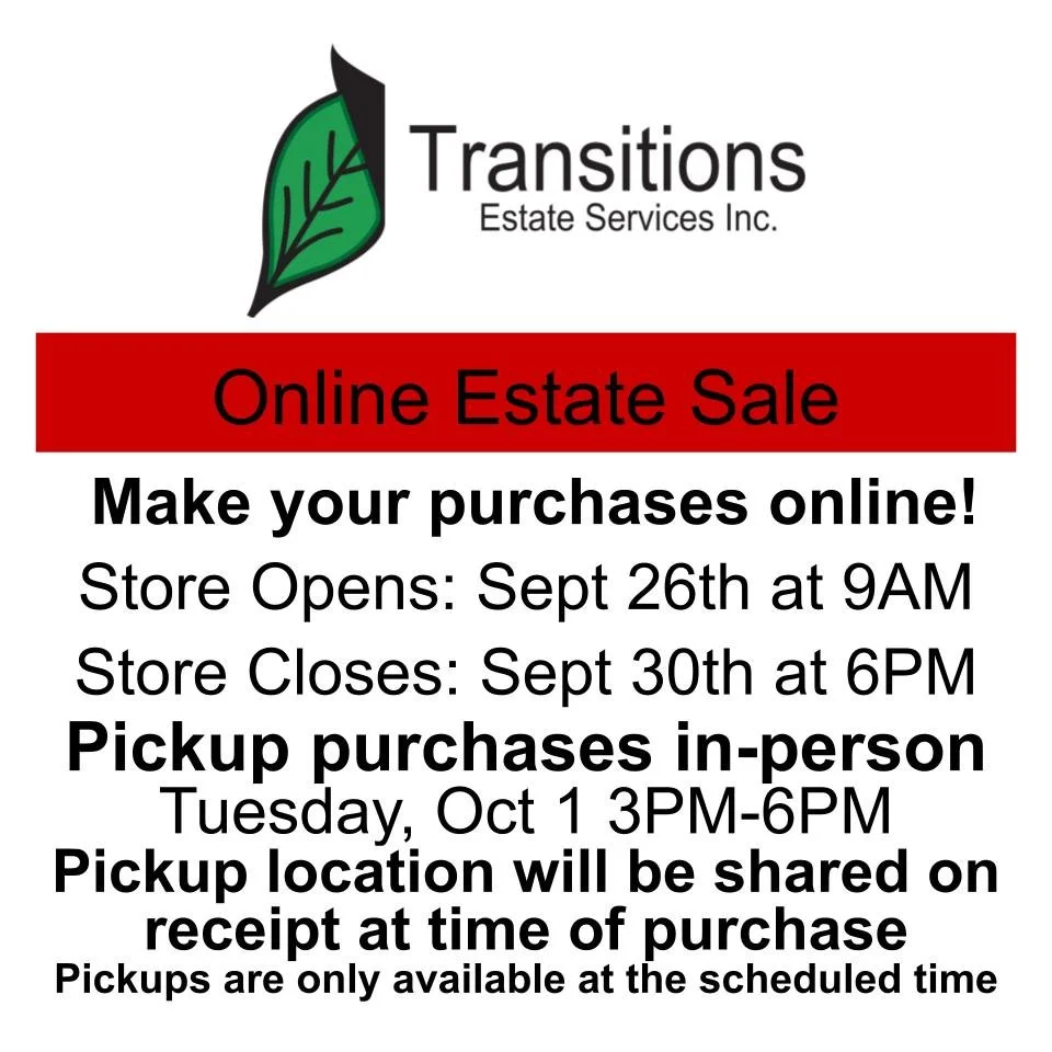 Online Moving Sale Sept 26th Regina