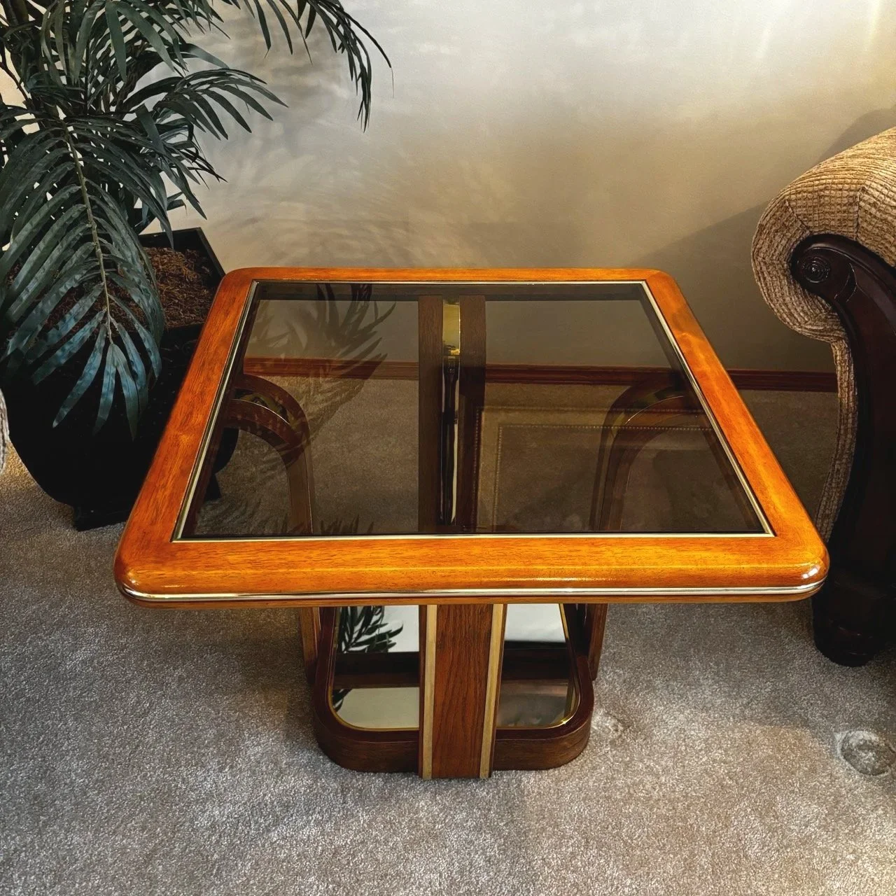Vintage Wooden End-Table I