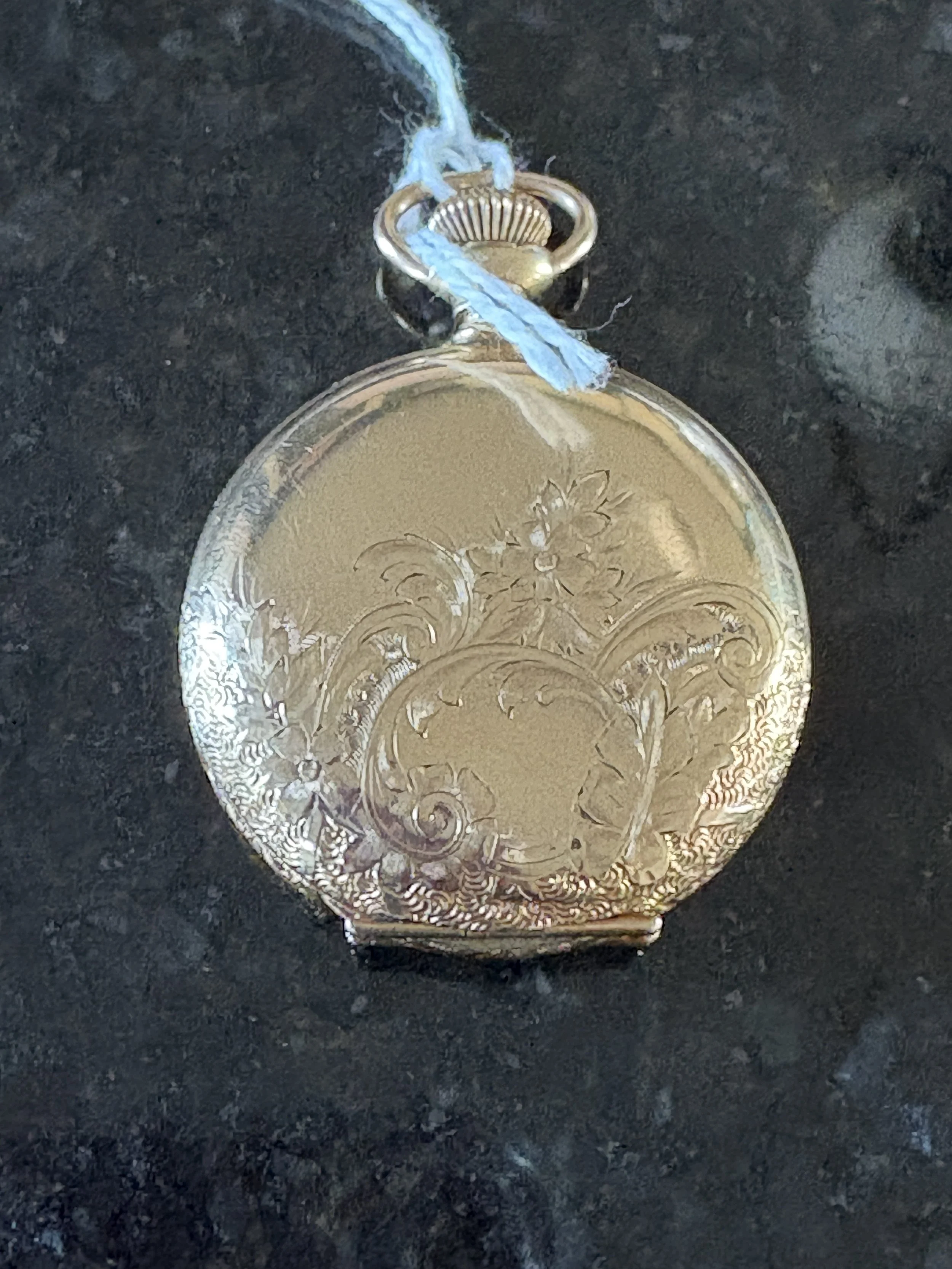 $396 10K Gold Filled Hampden Pocket Watch Working 