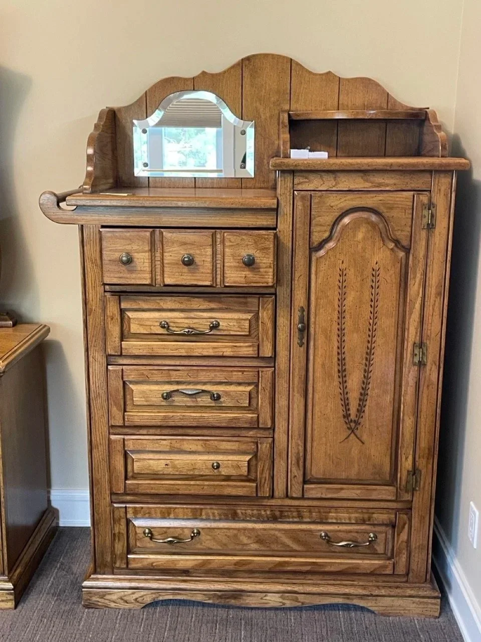 Oak Burlington House Chest of Drawers