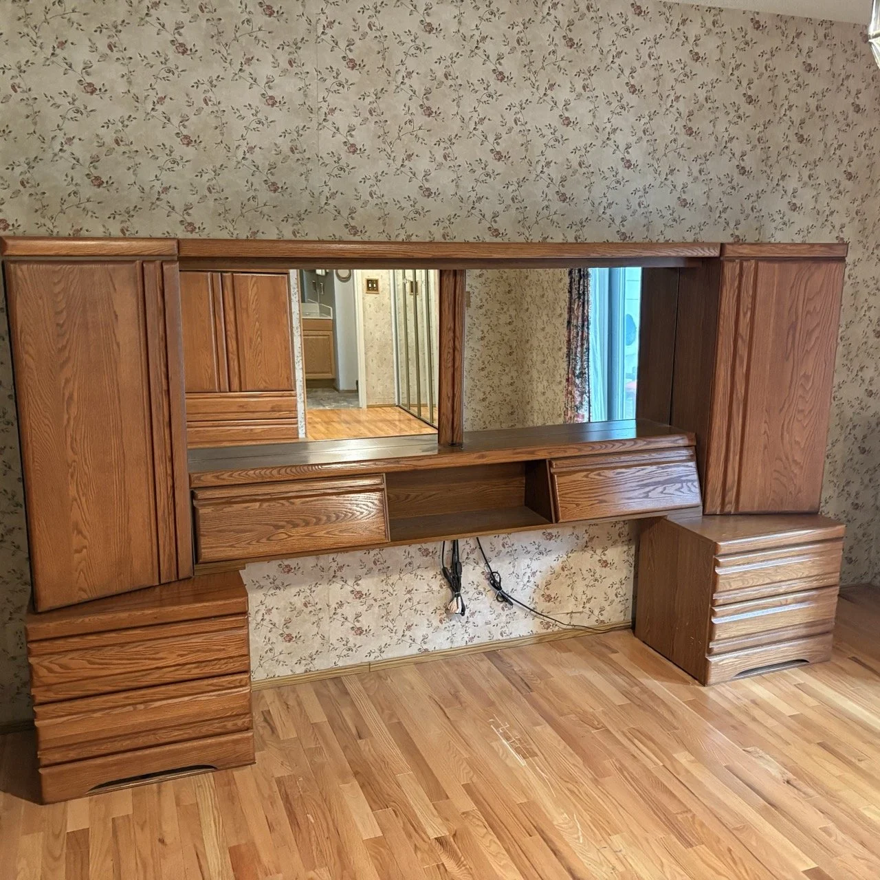 Palliser Queen Oak Headboard