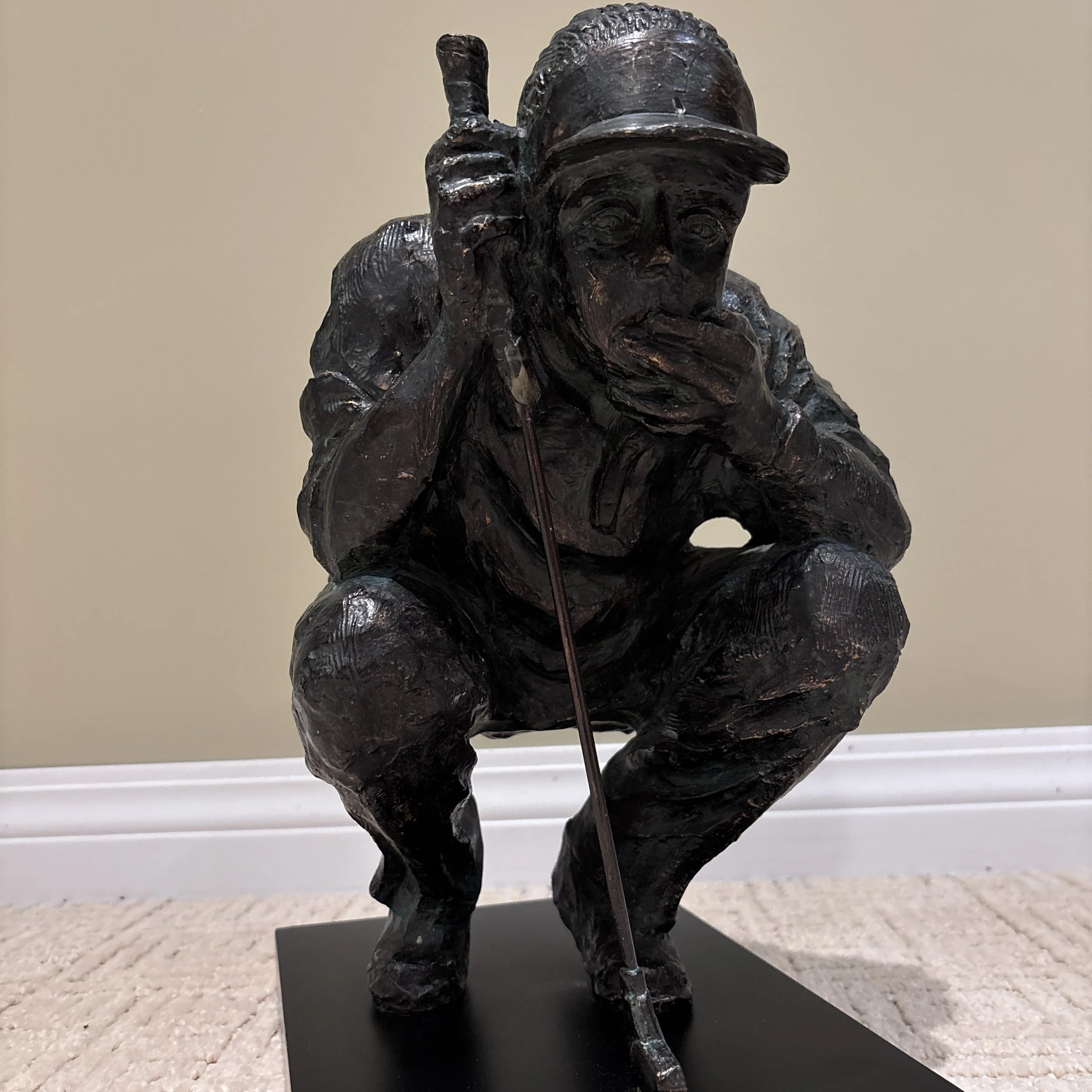 The Thinker - Golf Style