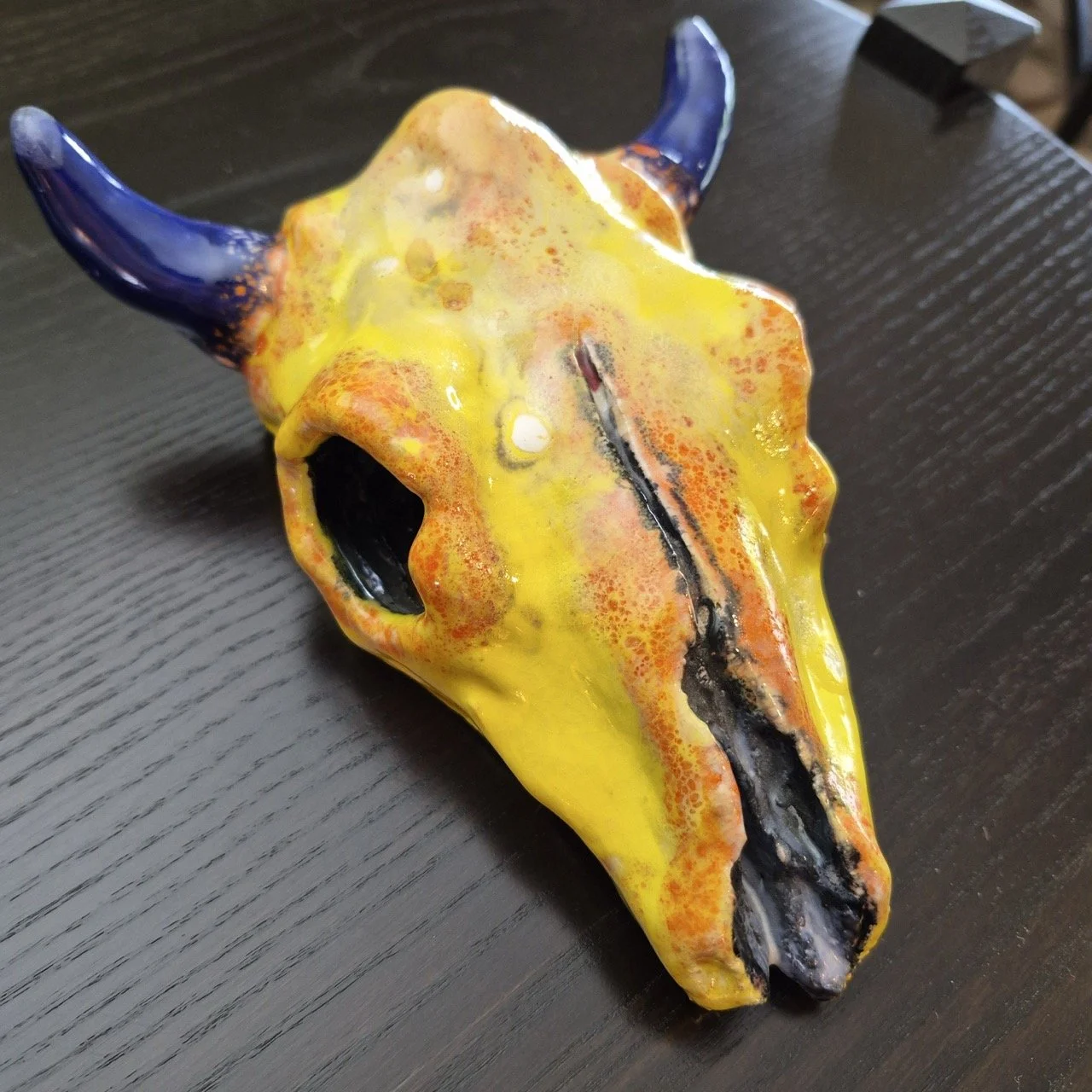 Highly Collectible Bison Head by Victor Cicansky
