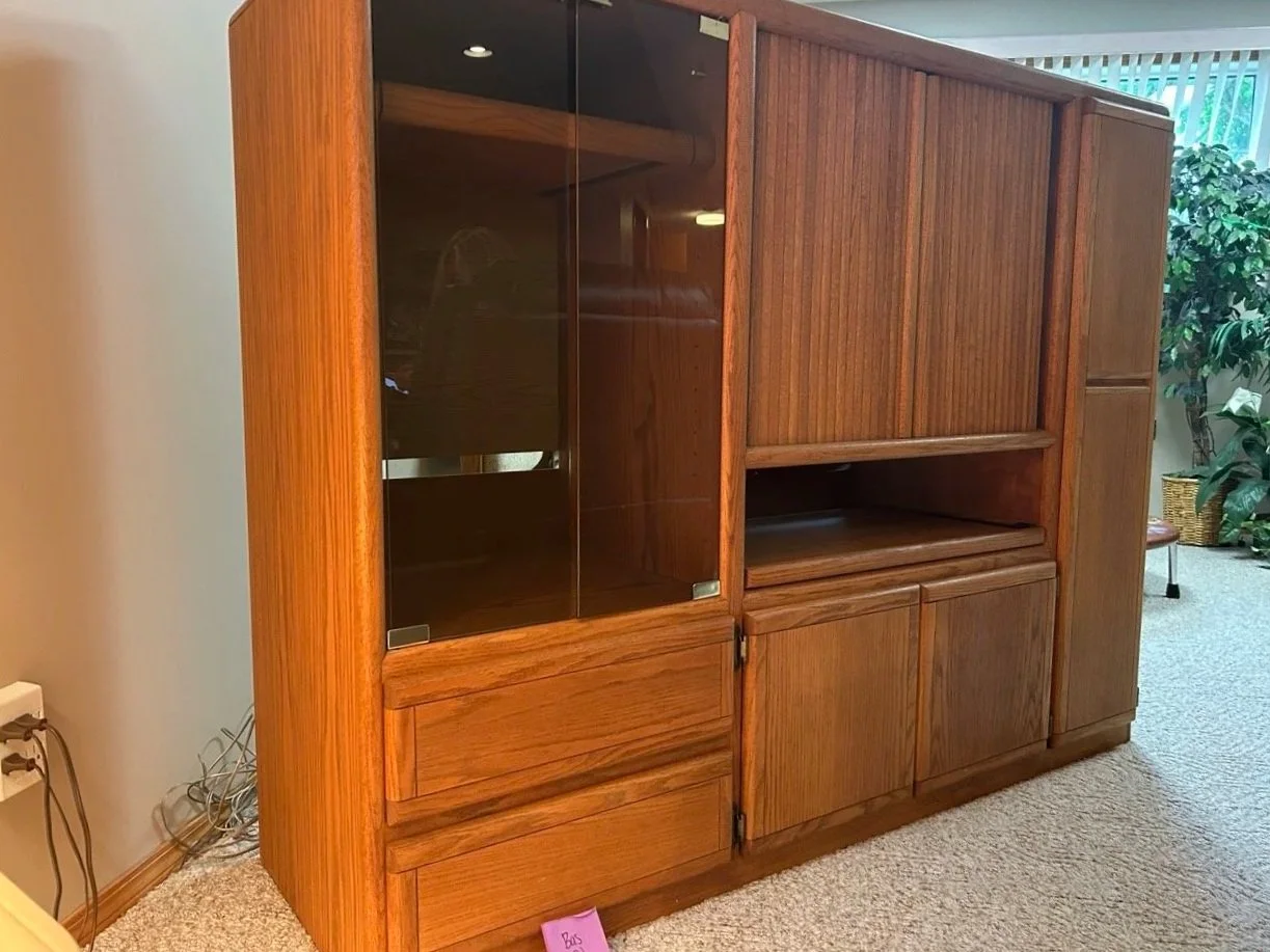 Oak Entertainment Stand