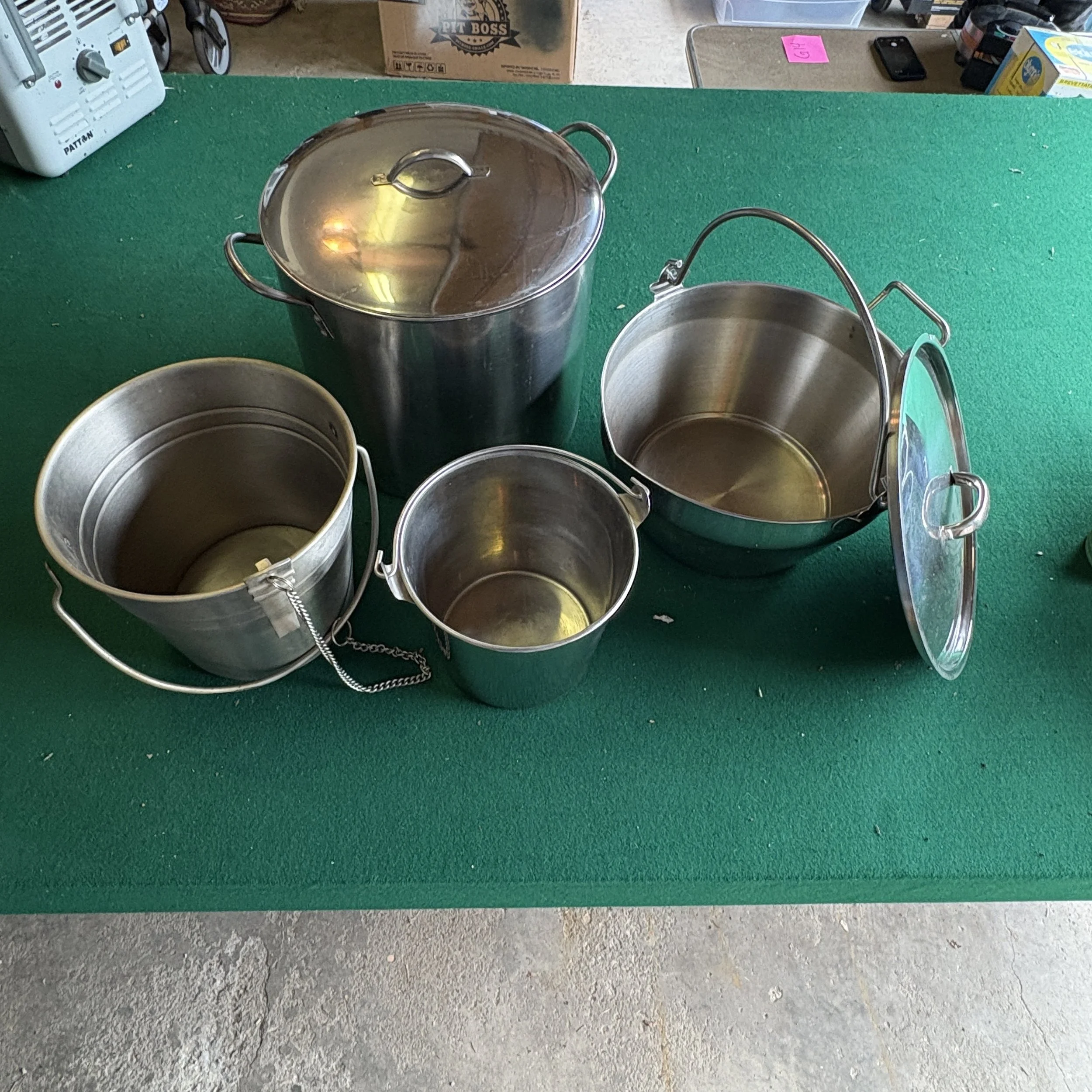 Pots and Buckets
