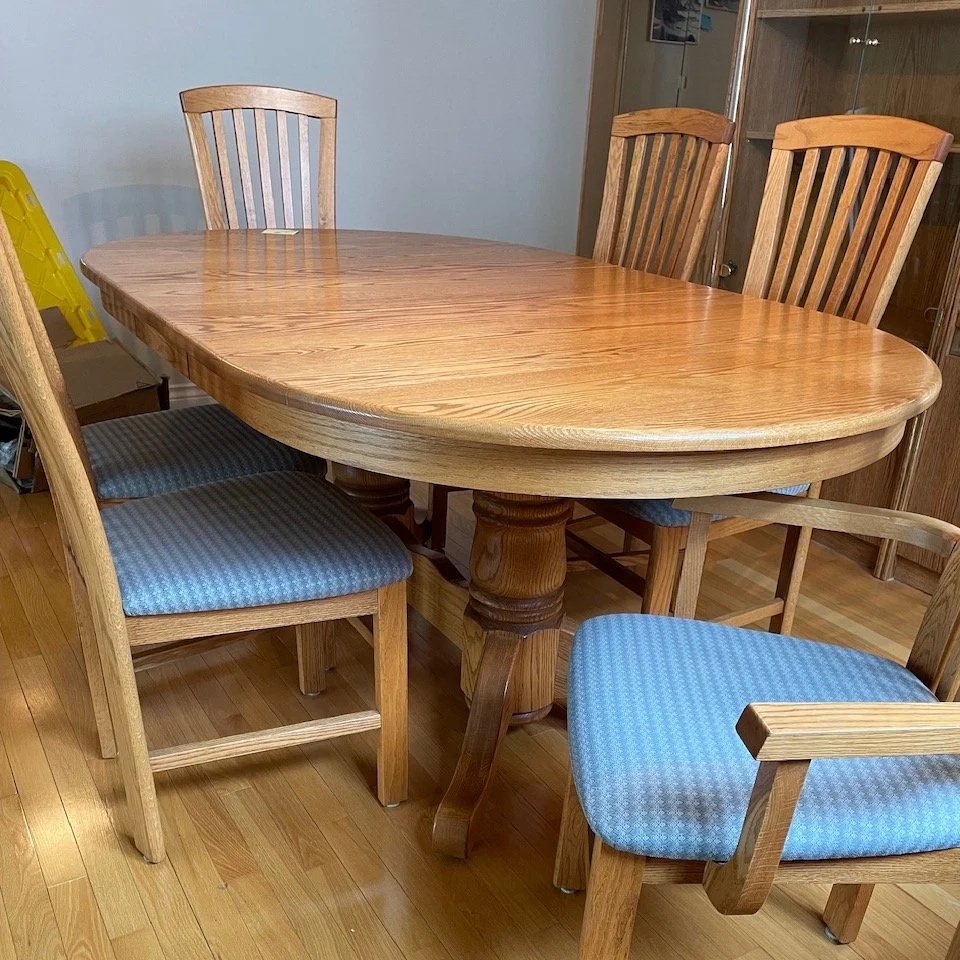 Oak Table and Chairs