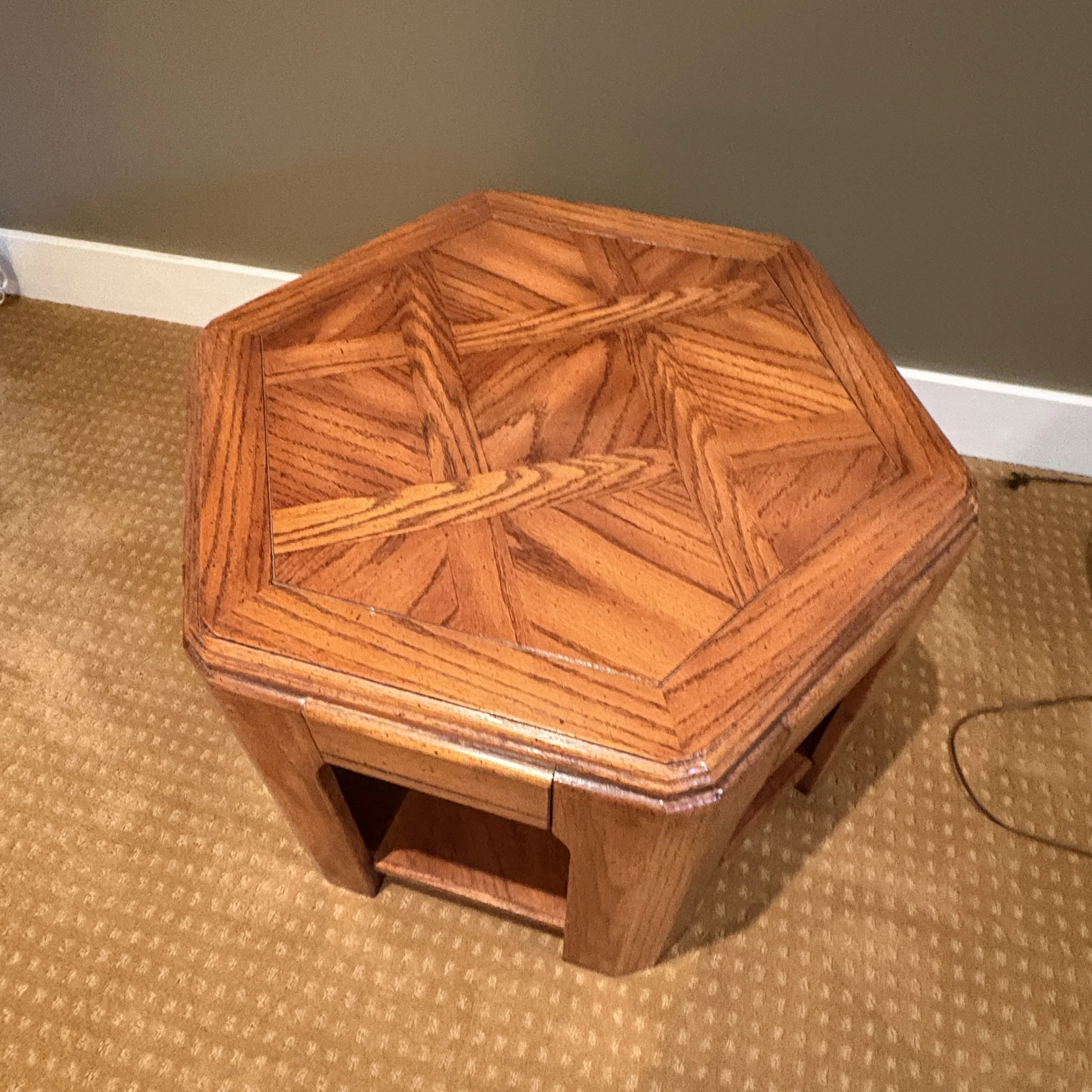 Solid Wood Side Table