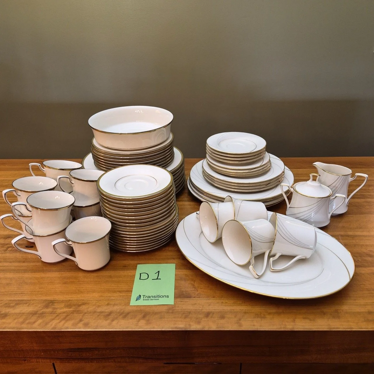 Noritake Fine China Sets - Gold Platinum and Golden Tide