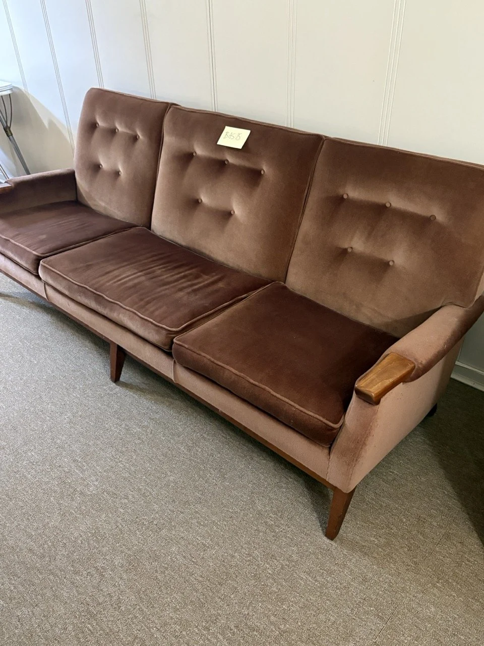 MCM Velvet Couch