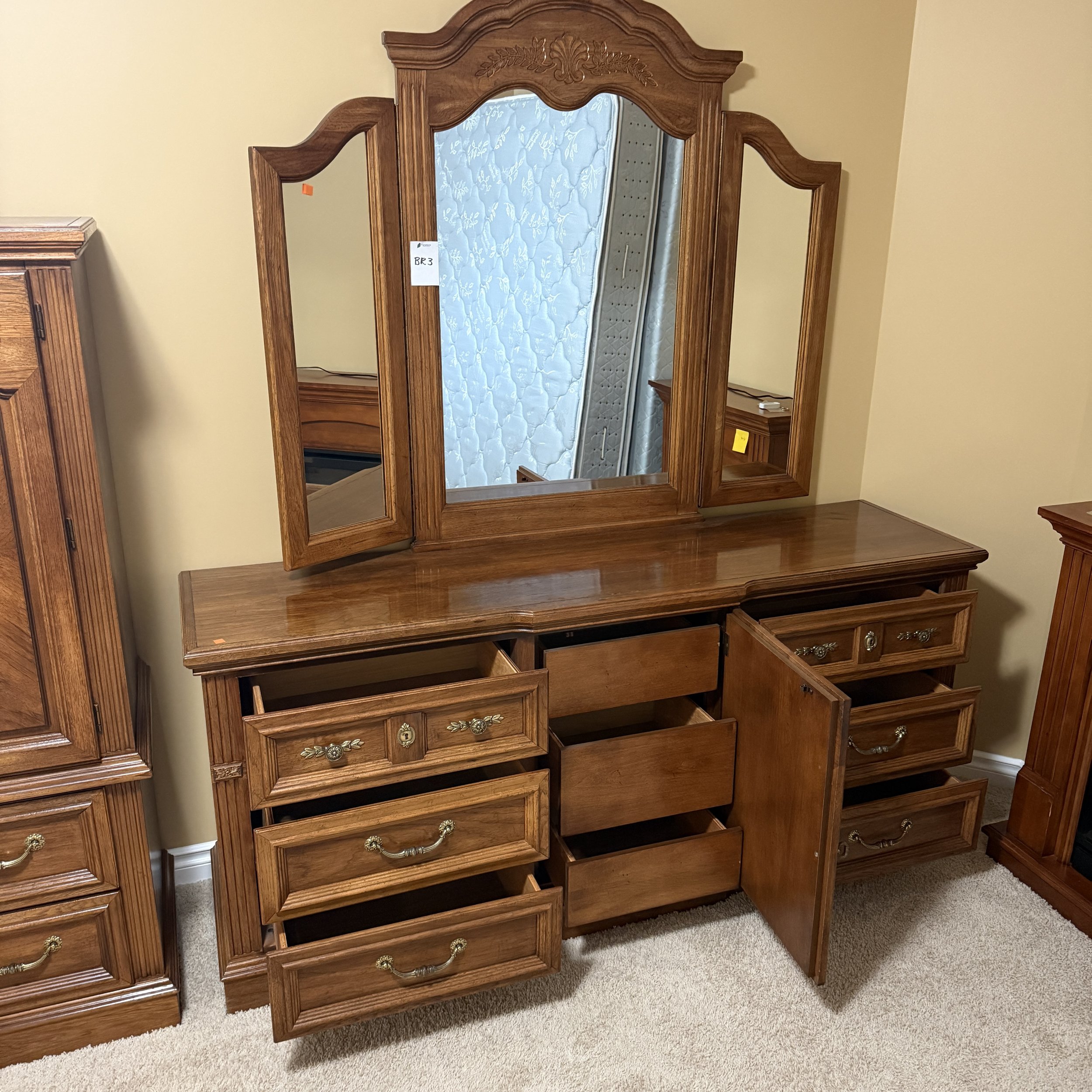 Large Dresser with Mirror