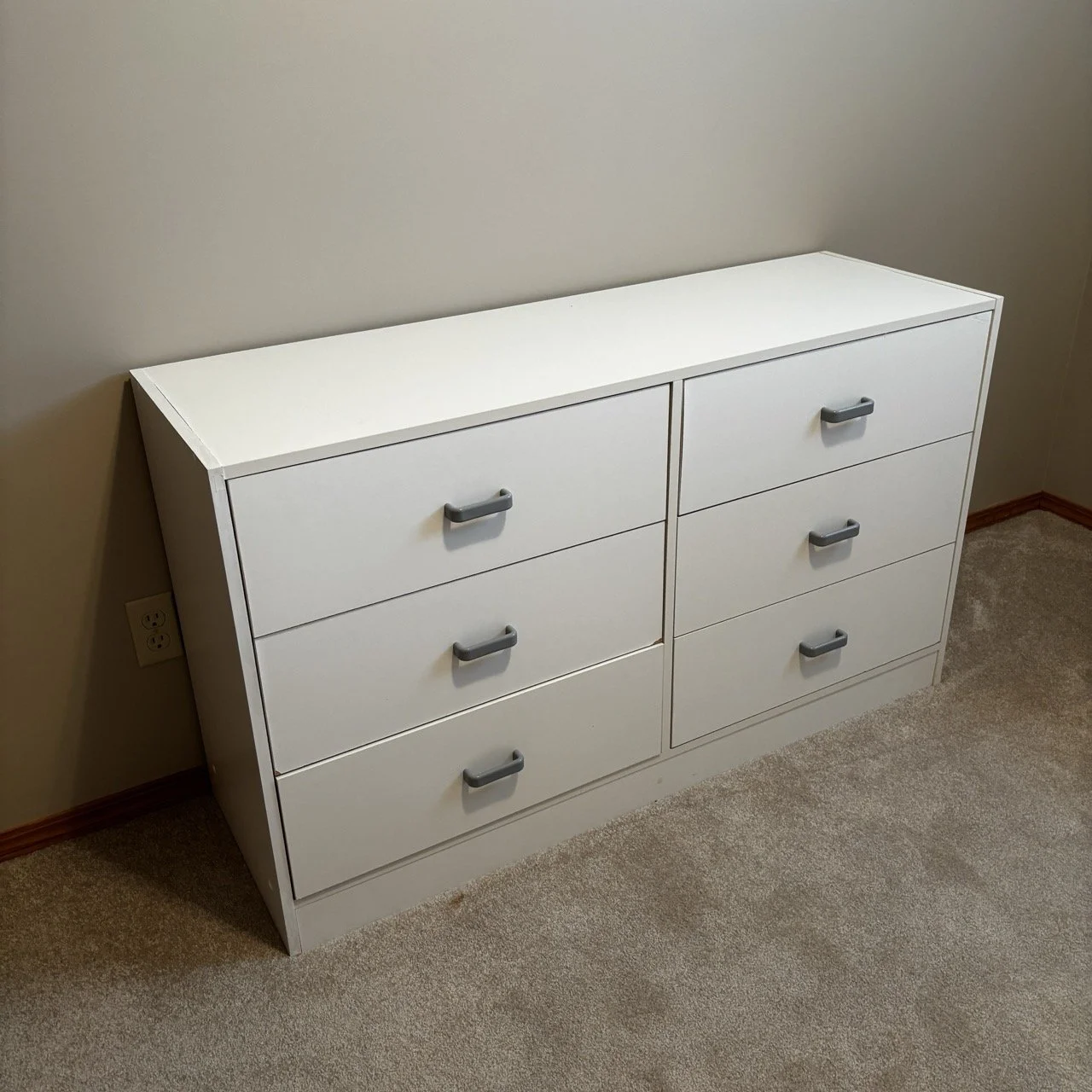 6-Drawer Wooden Dresser