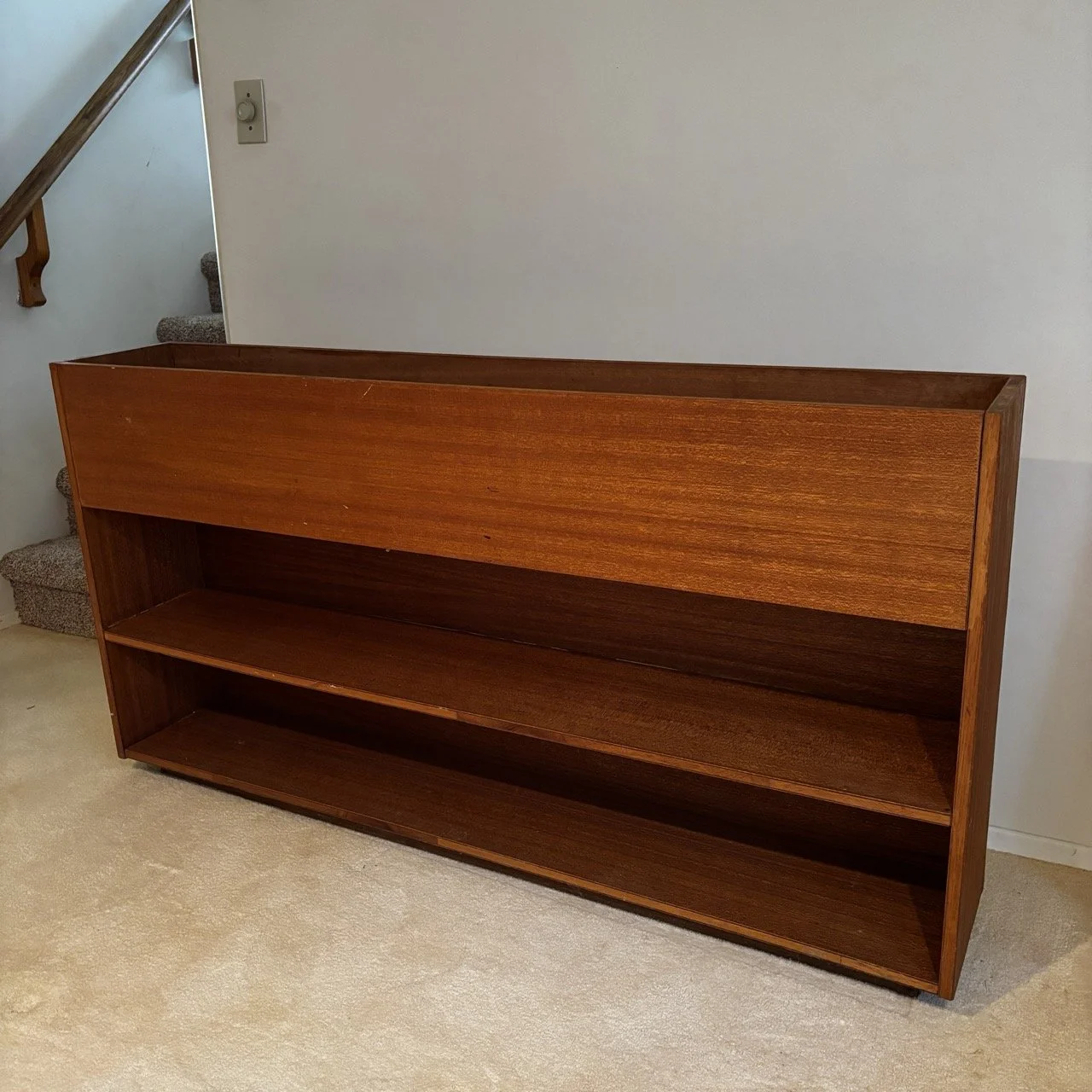 Wooden Divider Shelf/Planter