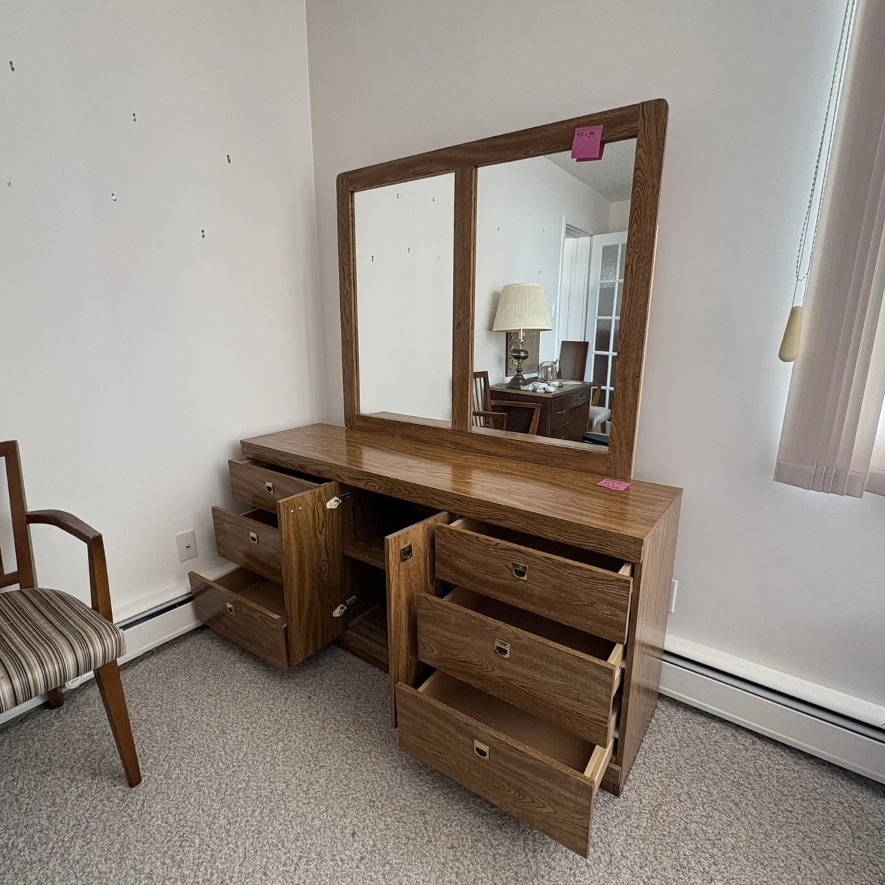 Retro Dresser w/ Mirror