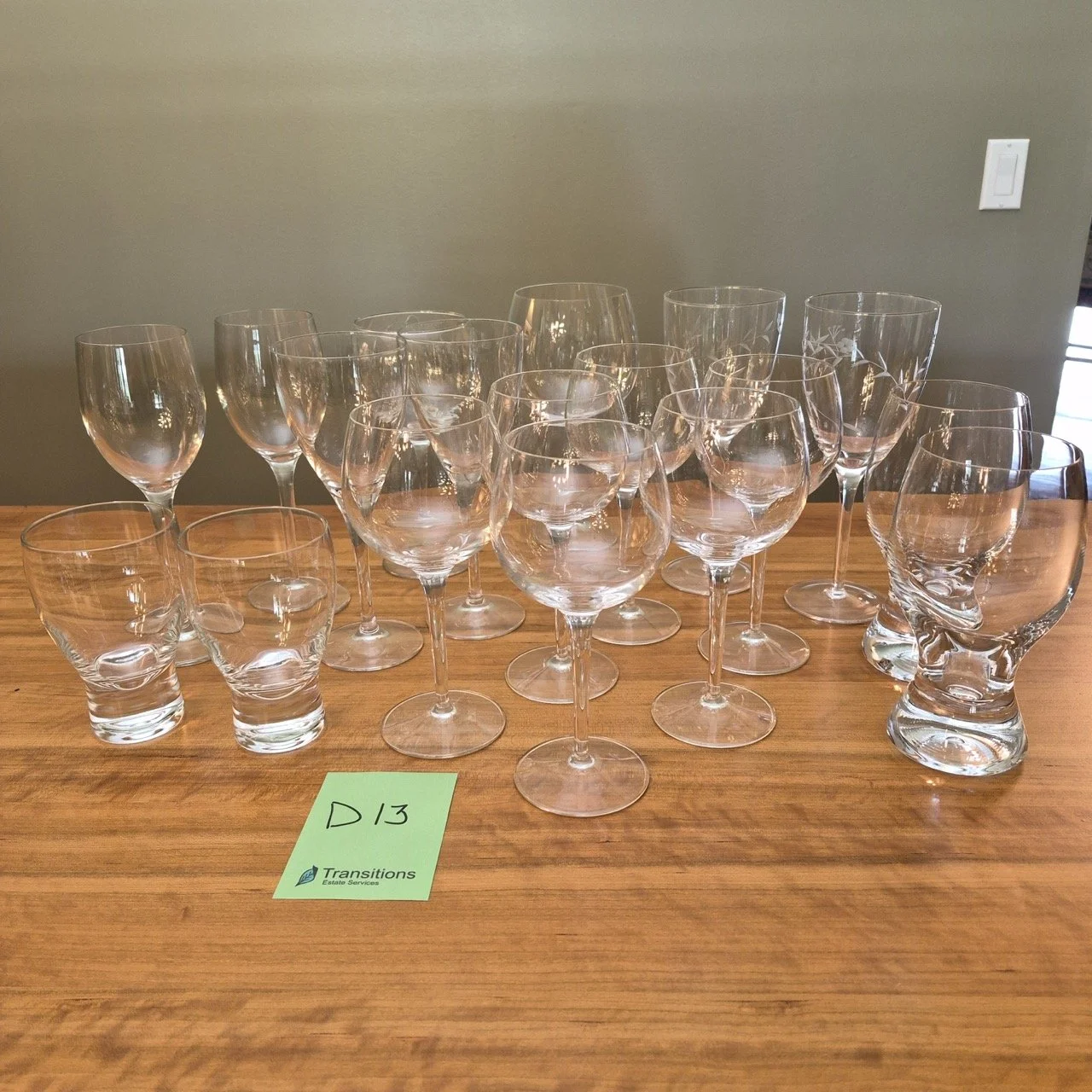 Selection of Glassware for All of Your Entertaining Needs