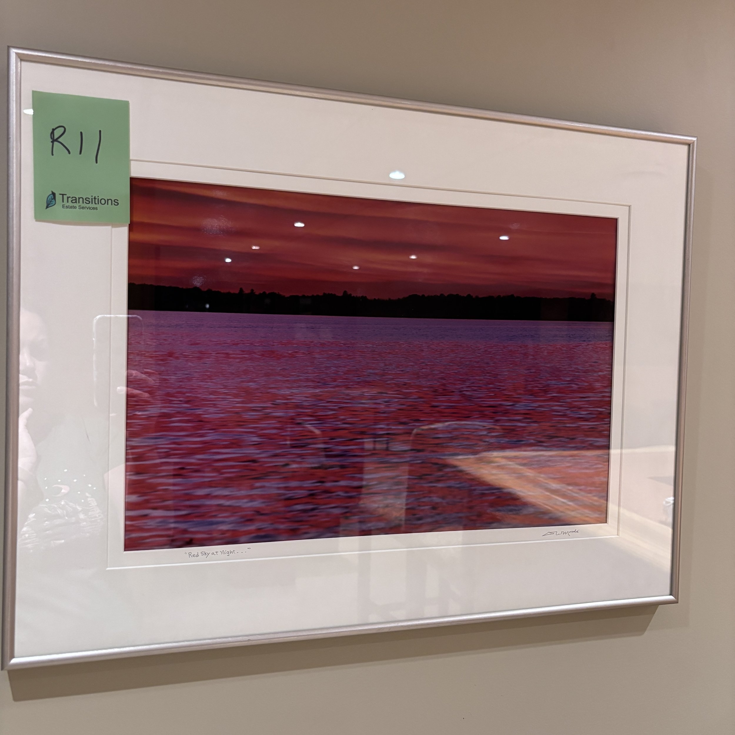 "Red Sky at Night" Framed Print by Wayne Moodie
