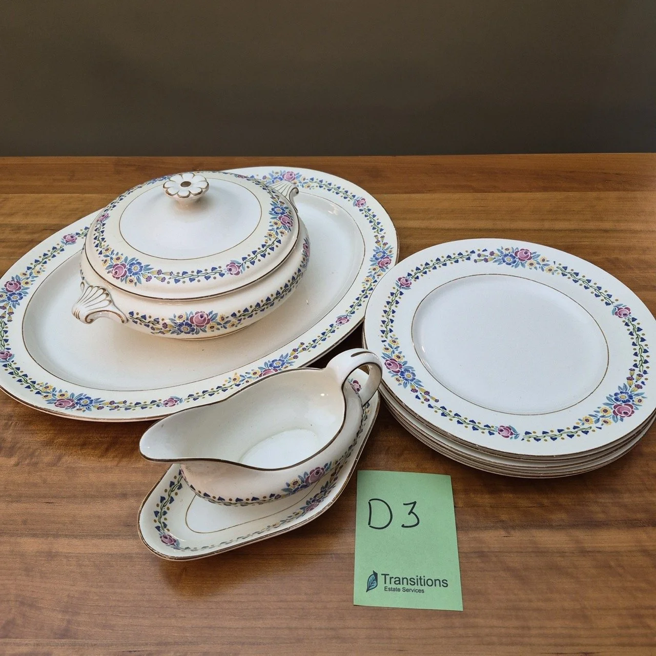 Vintage Booths Made in England China Pieces