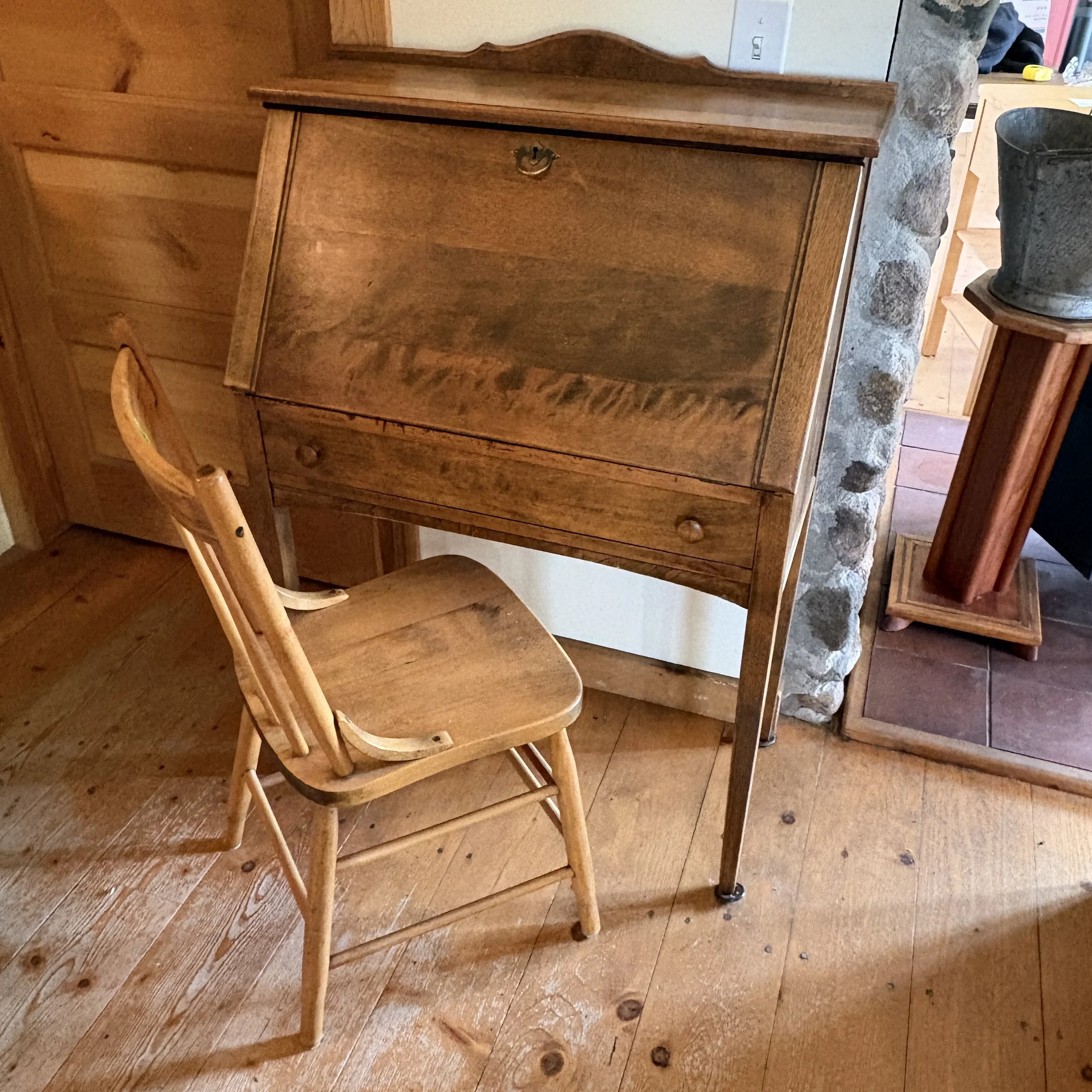 Custom Wooden Secretary Desk