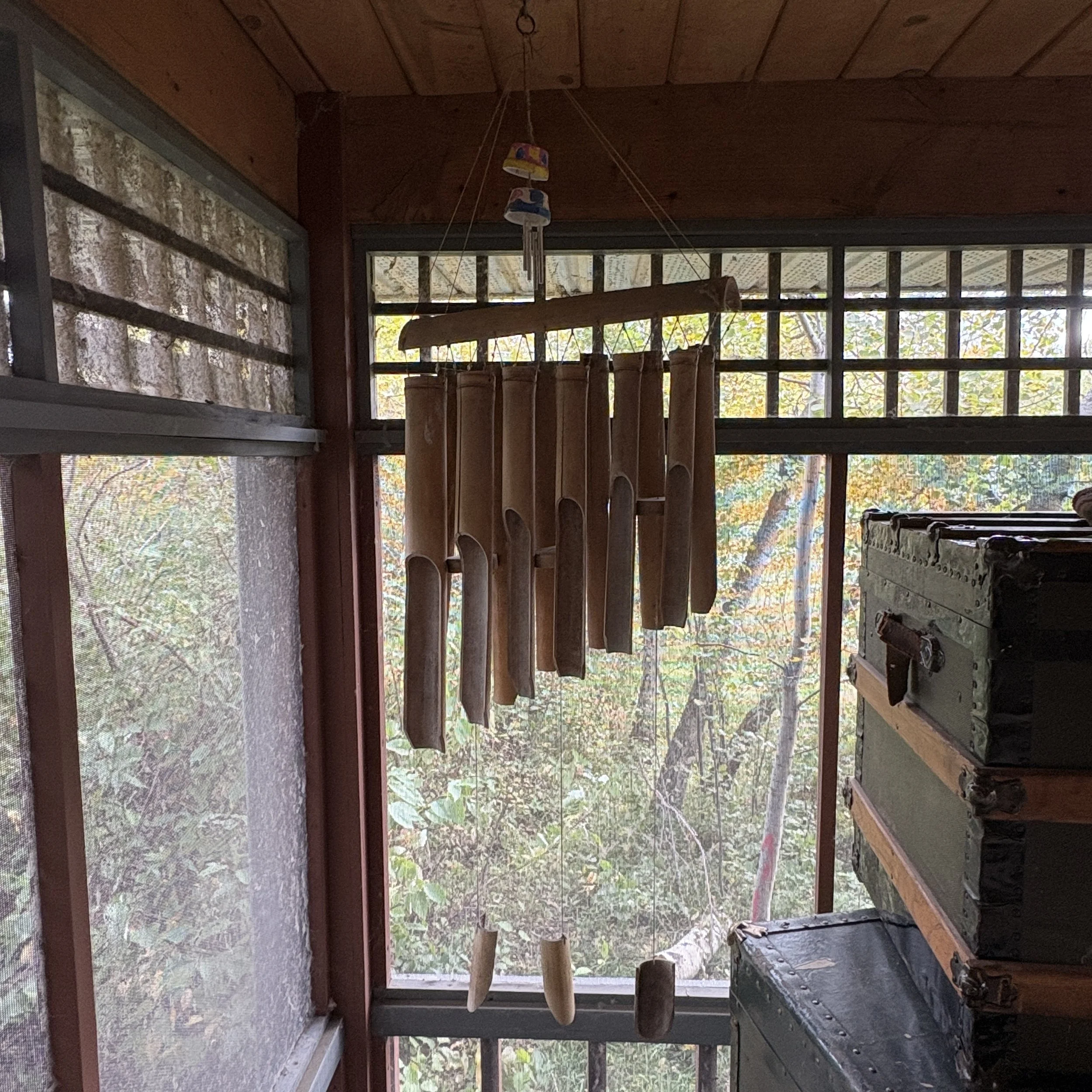 Hanging Wooden Wind Chimes
