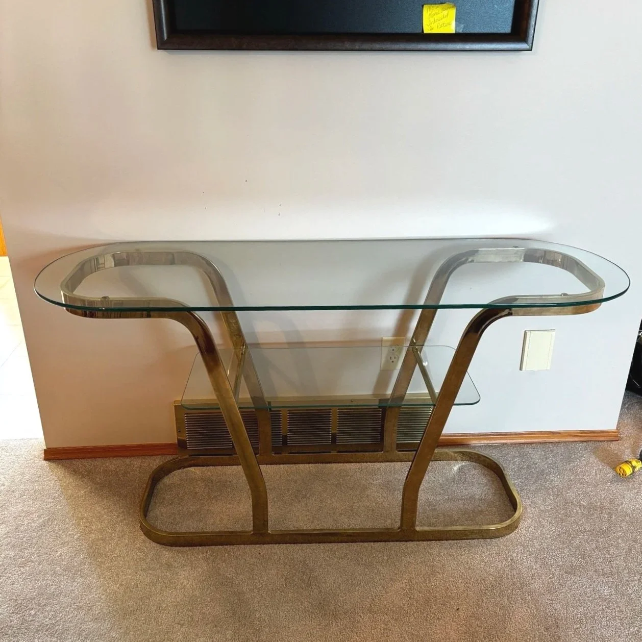 Glass Console Table