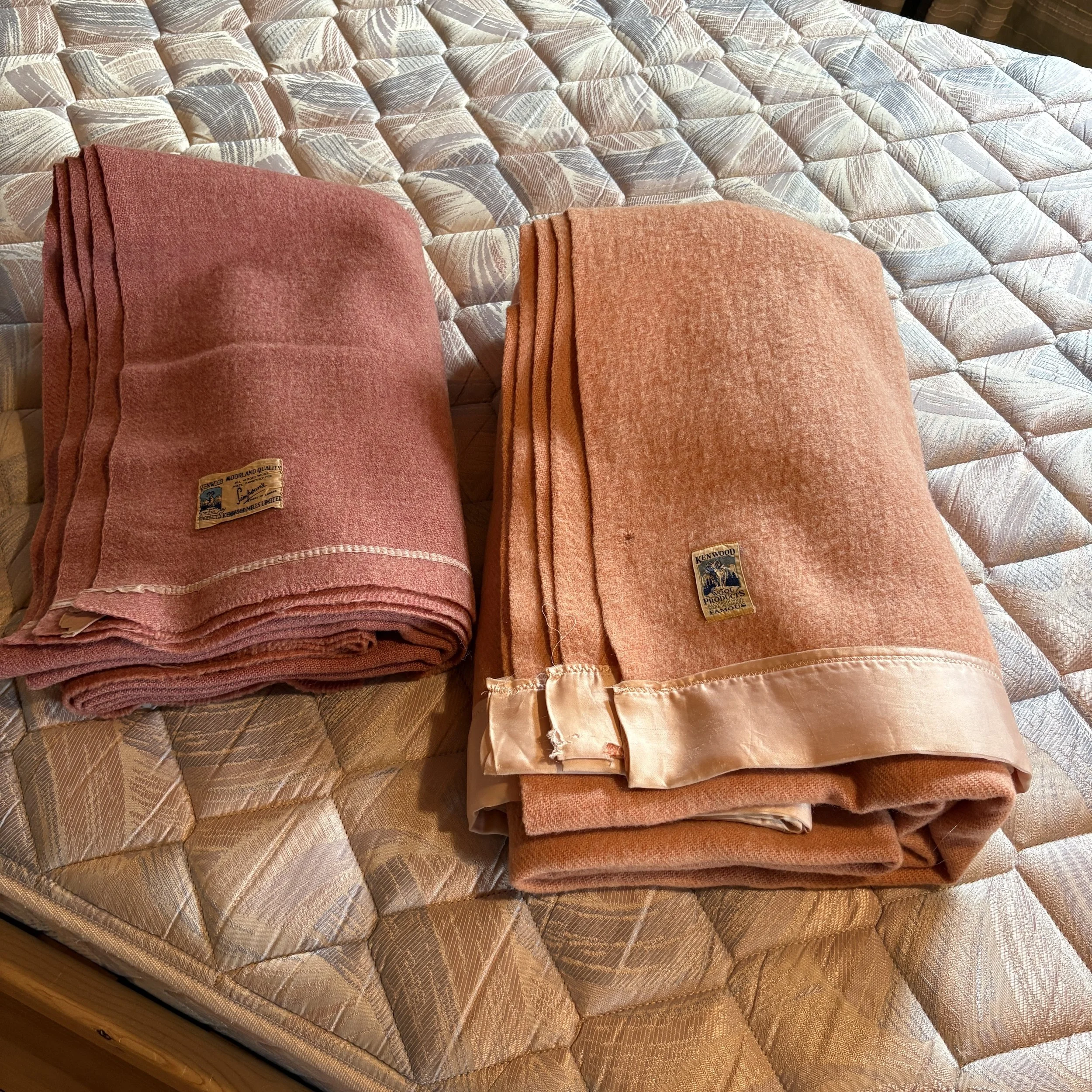 2 Vintage Wool Blankets
