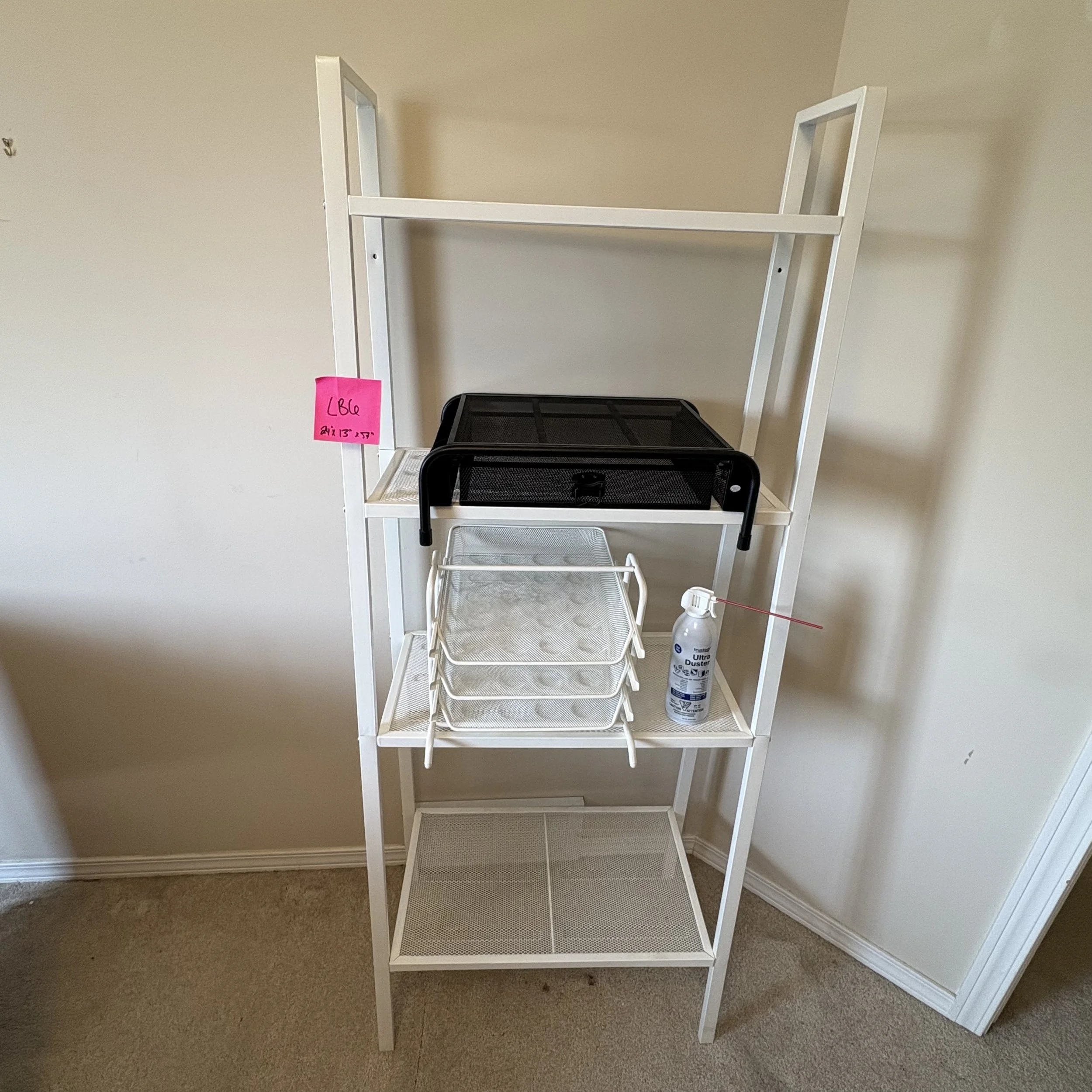Metal Shelf & Organizer Trays
