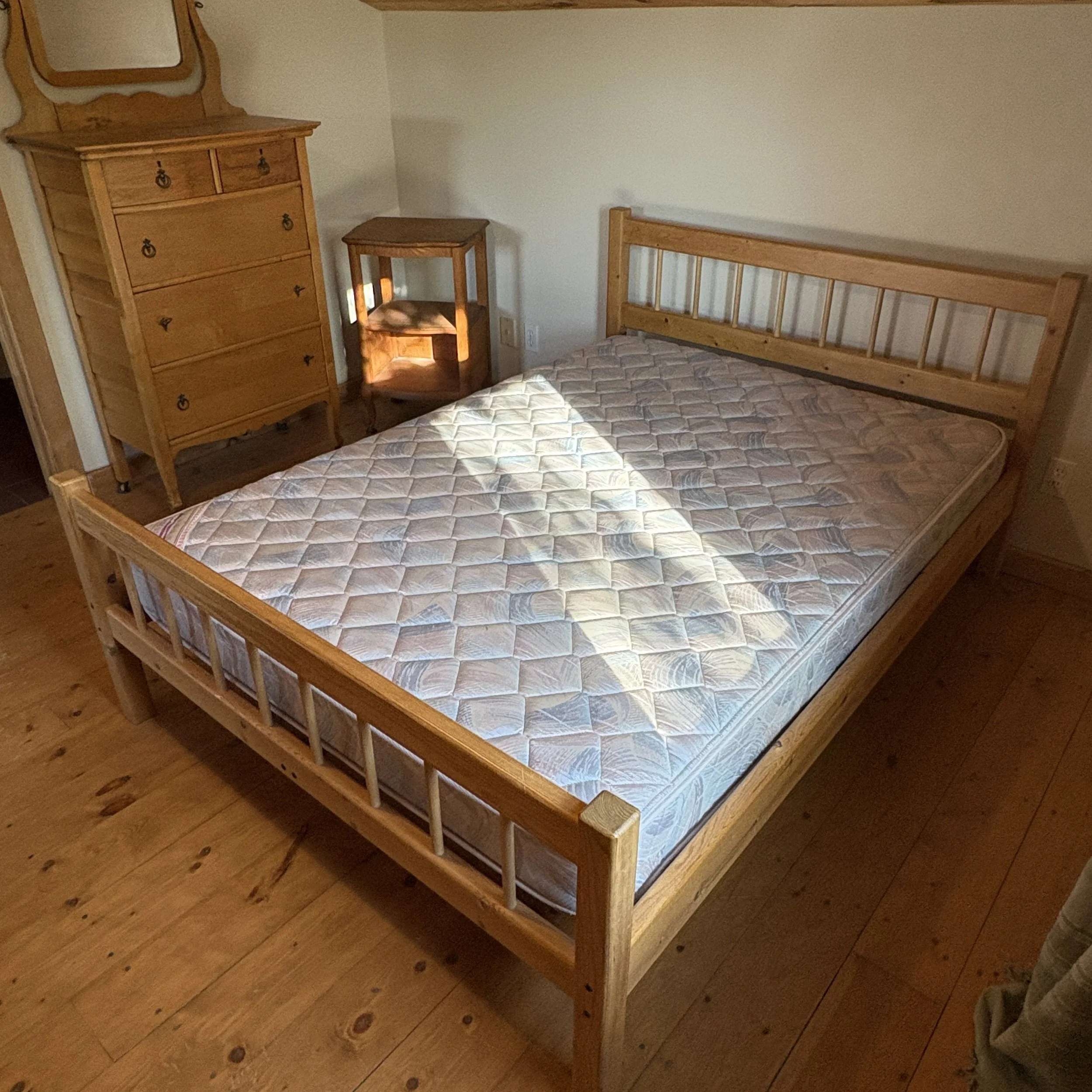 Custom Wooden Double Bed