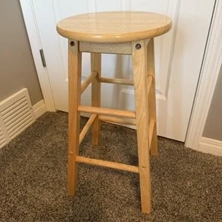Wooden Barstool made in Thailand