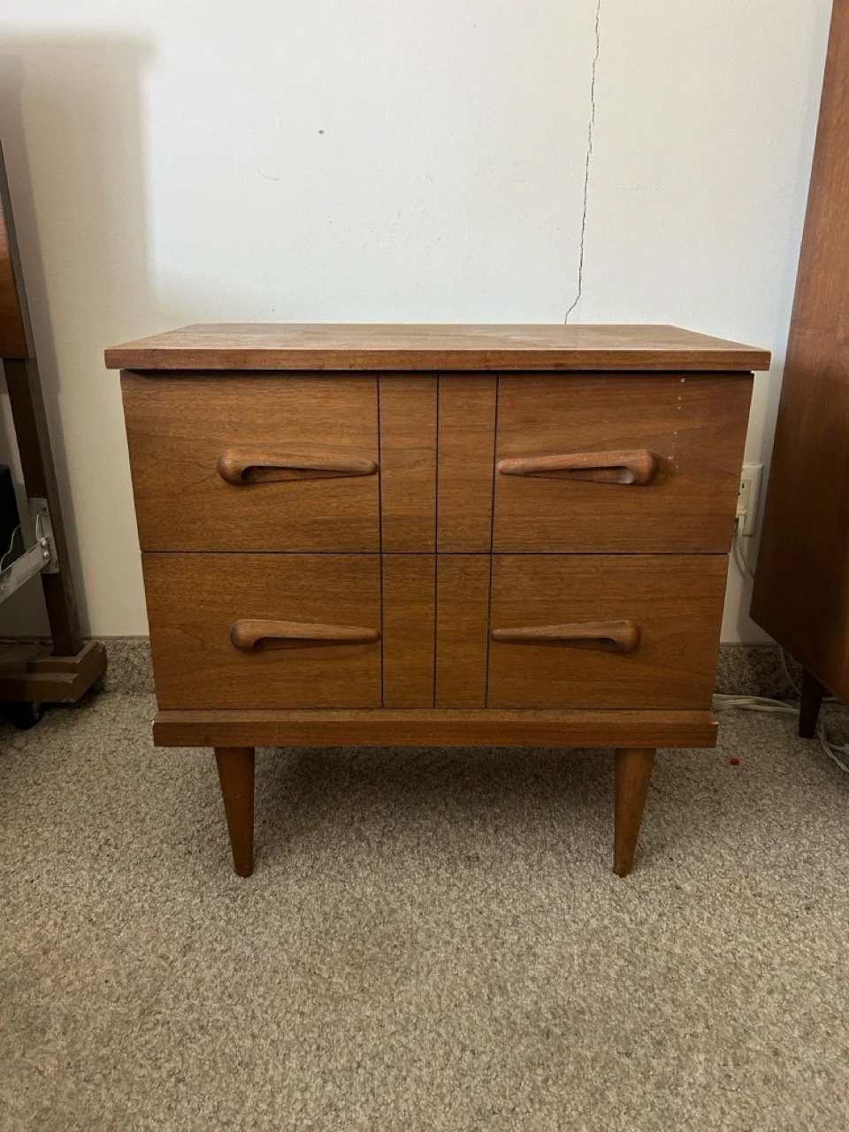 MCM Viscol Walnut Nightstand