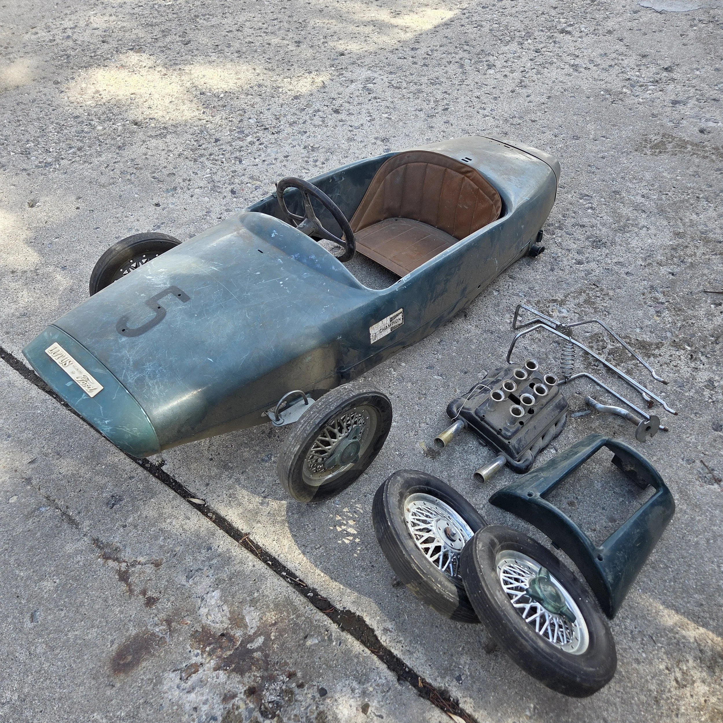 Lotus-Ford Pedal Car Restoration Project