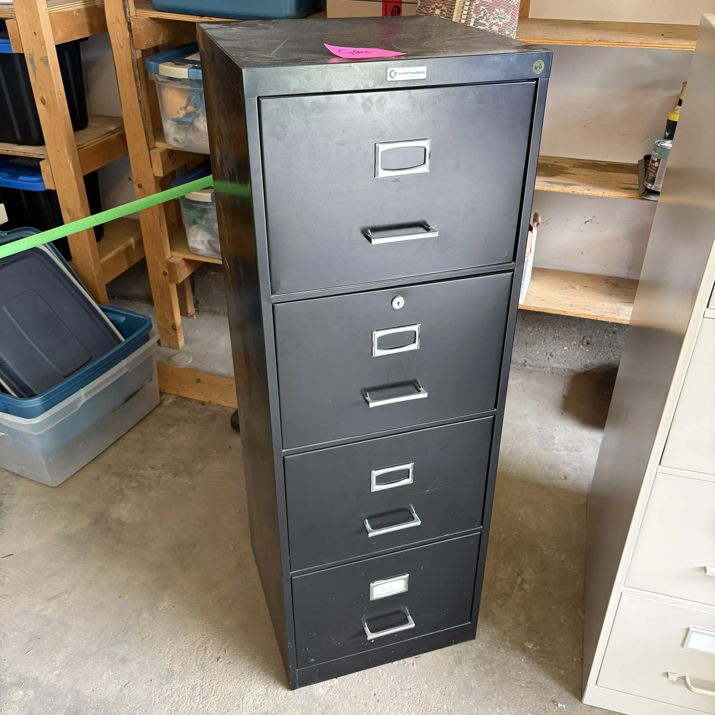 Black Filing Cabinet