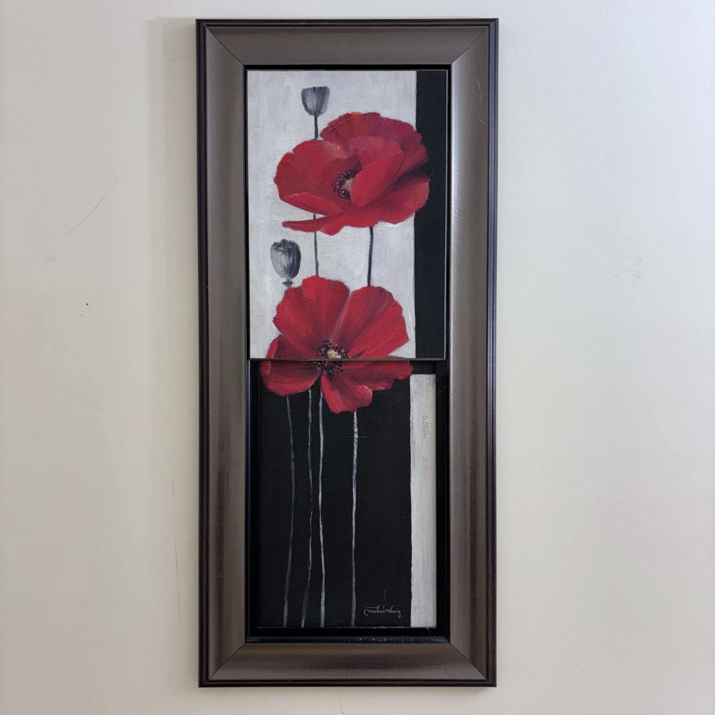 Caroline Wenig Poppy Wall Art