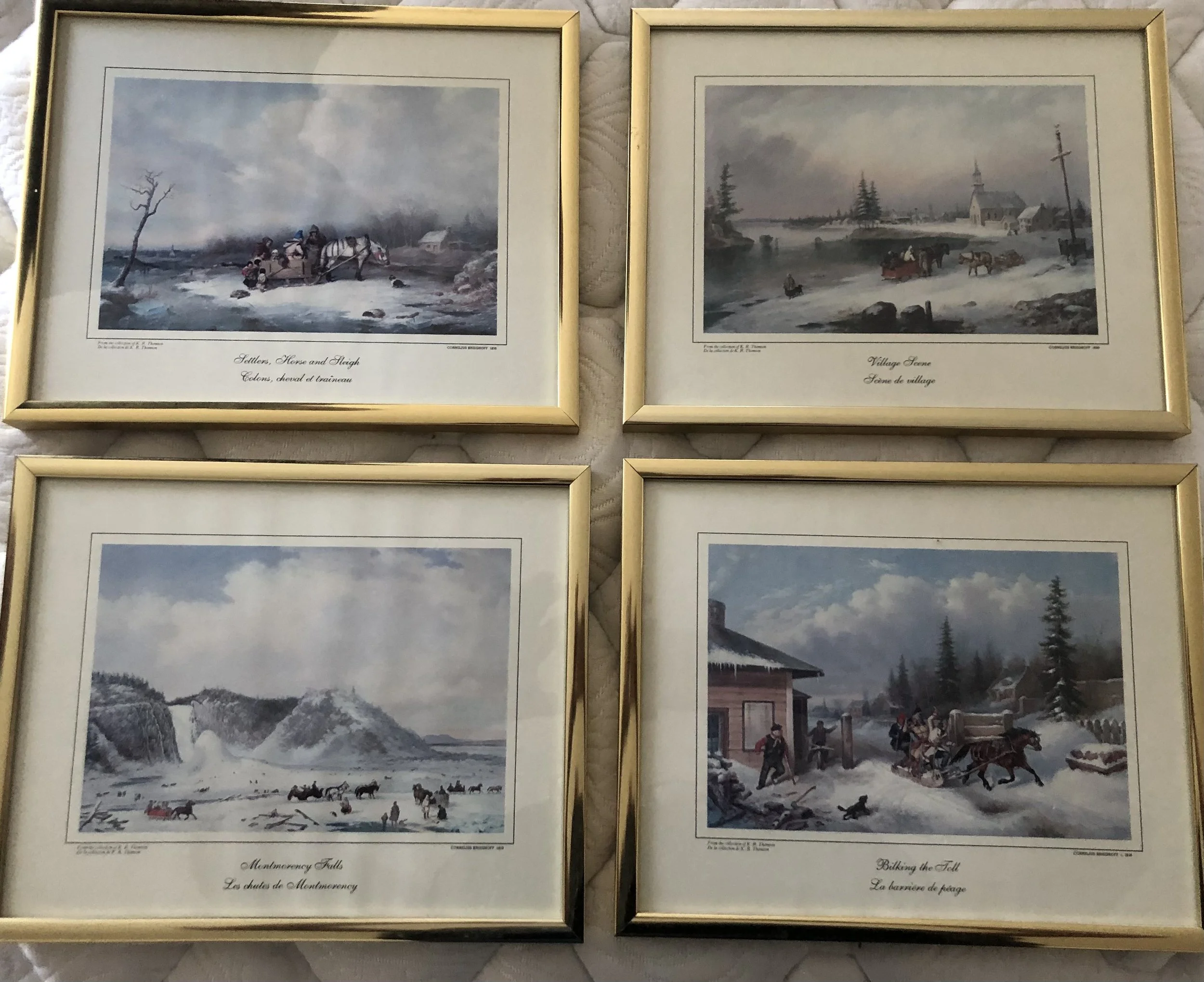 Four Fantastic Framed Landscape Prints