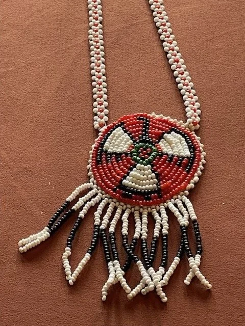Beaded Indigenous Medallion, Necklaces & Earrings