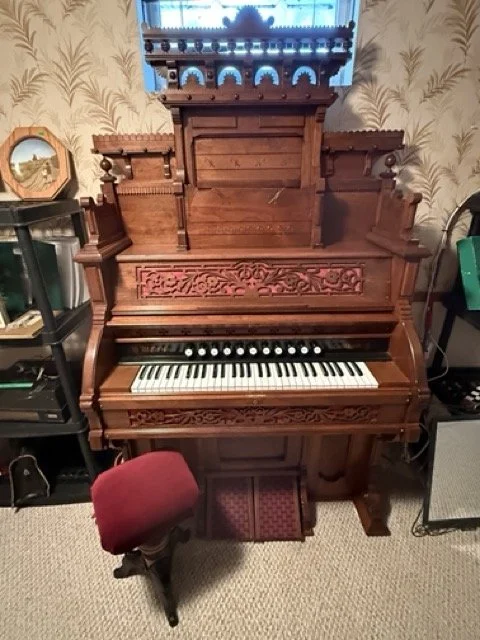 Stunning Bell & Co.Antique Pump Organ with Stool including Delivery!