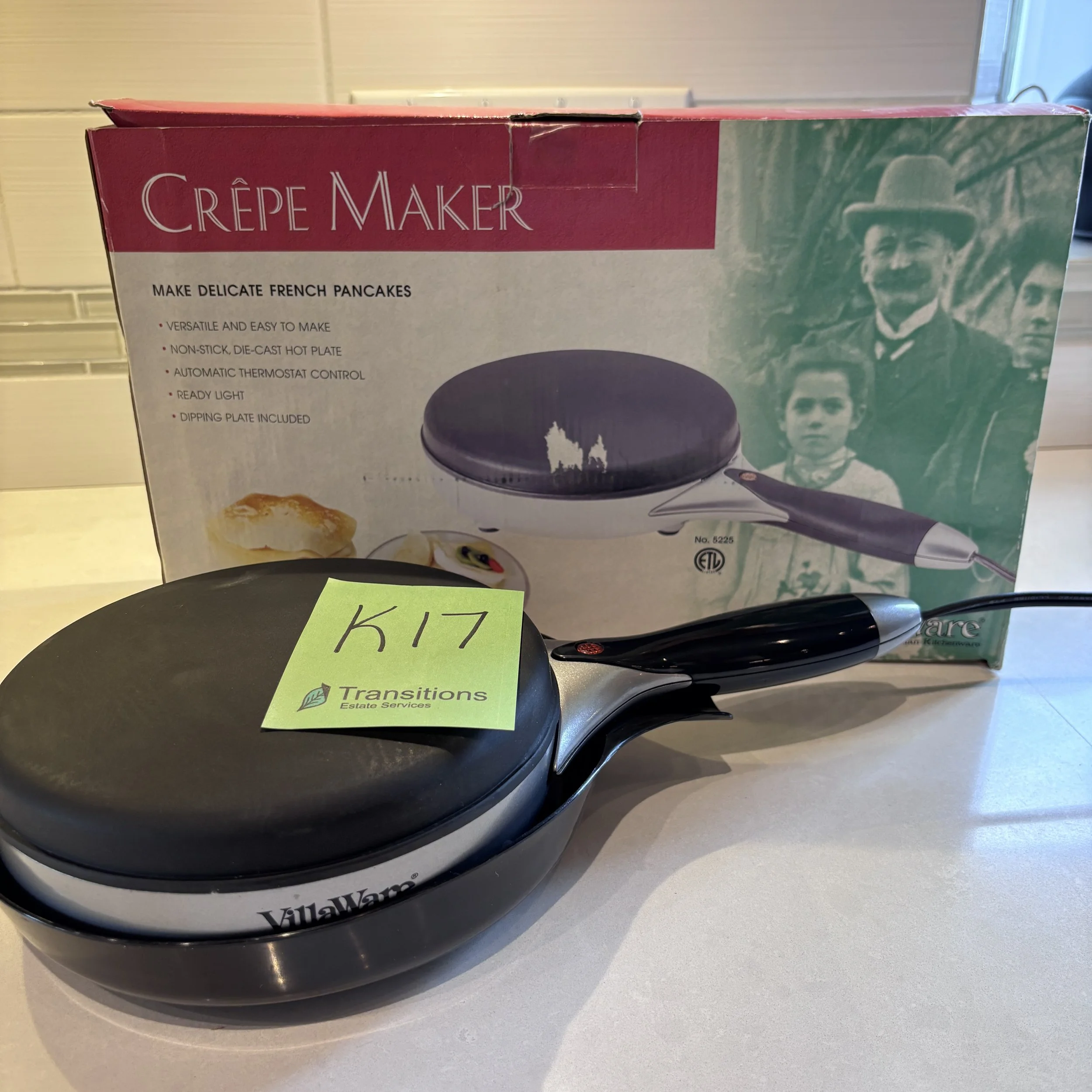 Villa Ware Electric Crepe Maker