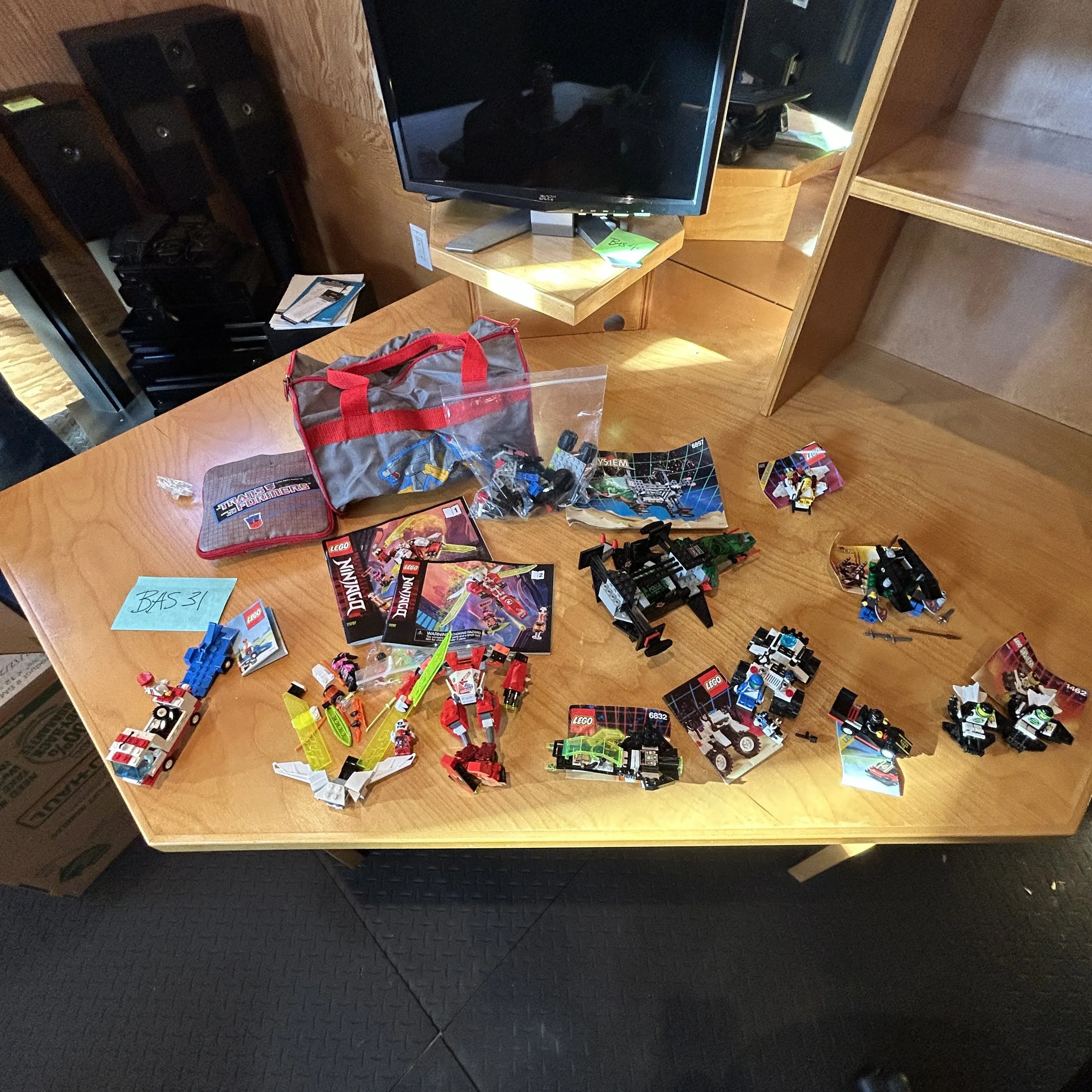 Lego Ninjago, Lego Systems and Transformers Tote Bags