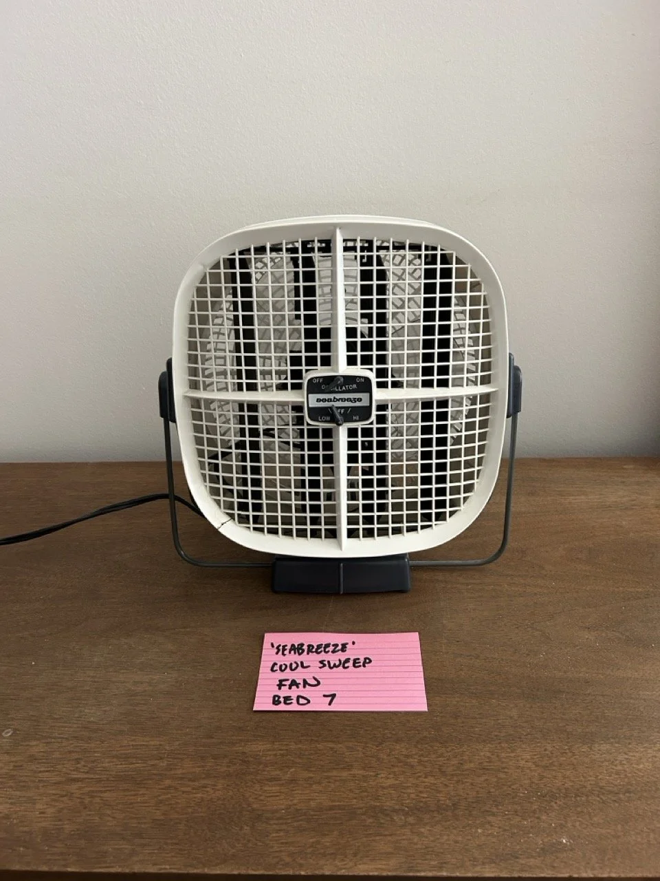 Seabreeze 'COOLSWEEP' Fan