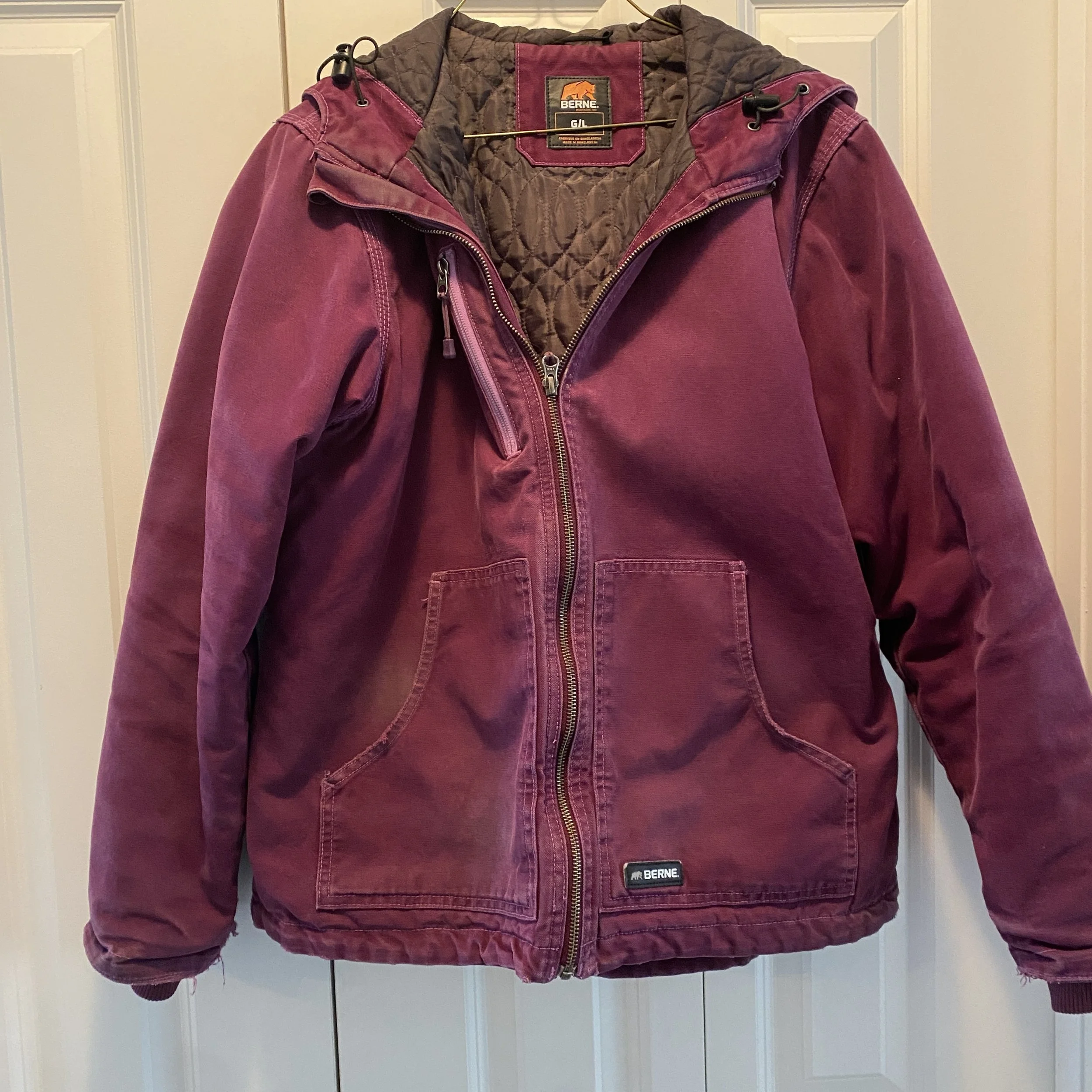 Berne Workwear Hooded Canvas Jacket