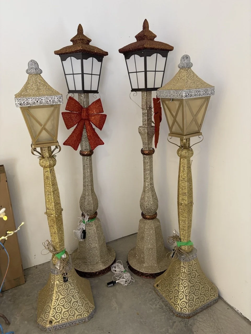 Christmas Village Lamp Posts