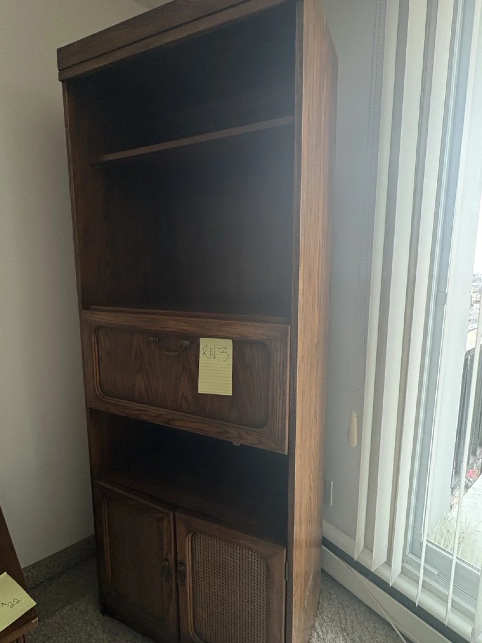 Bookcase w/ Lower and Middle Cabinets