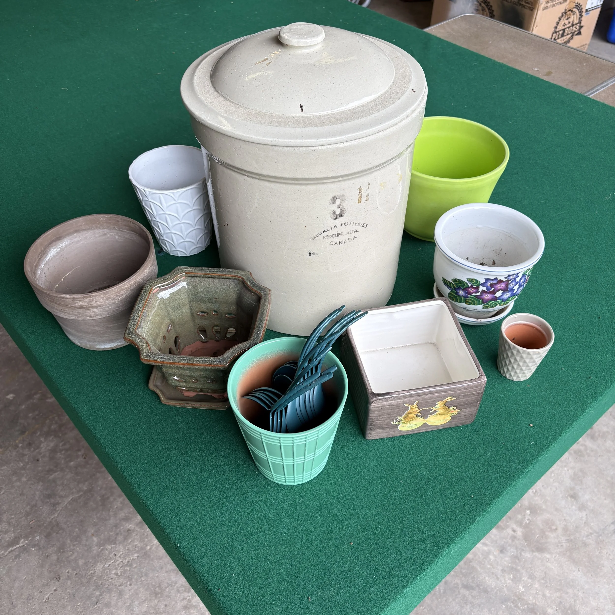 Garden Pots and Crockery