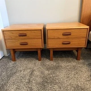 MCM Teak Nightstands