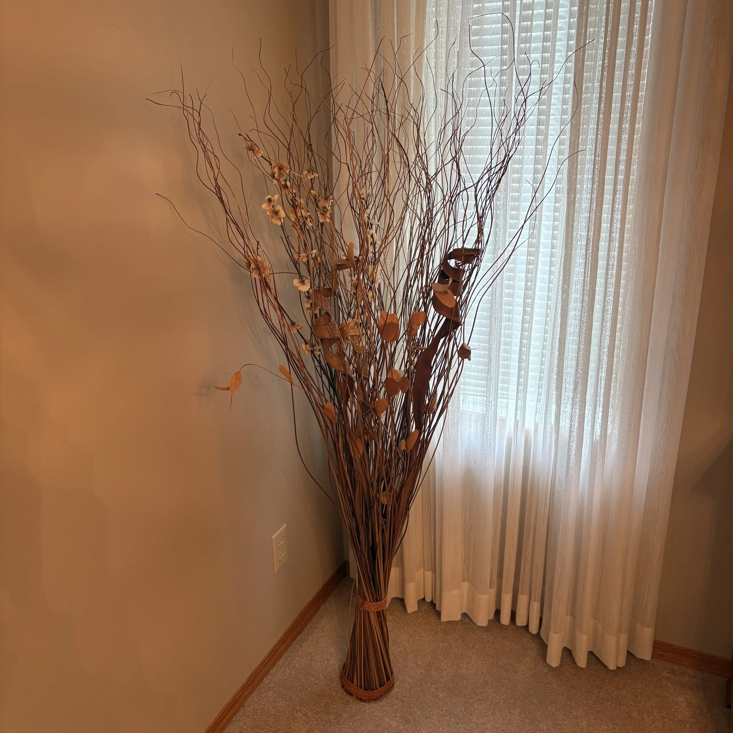 Tall Artificial Floral Arrangement