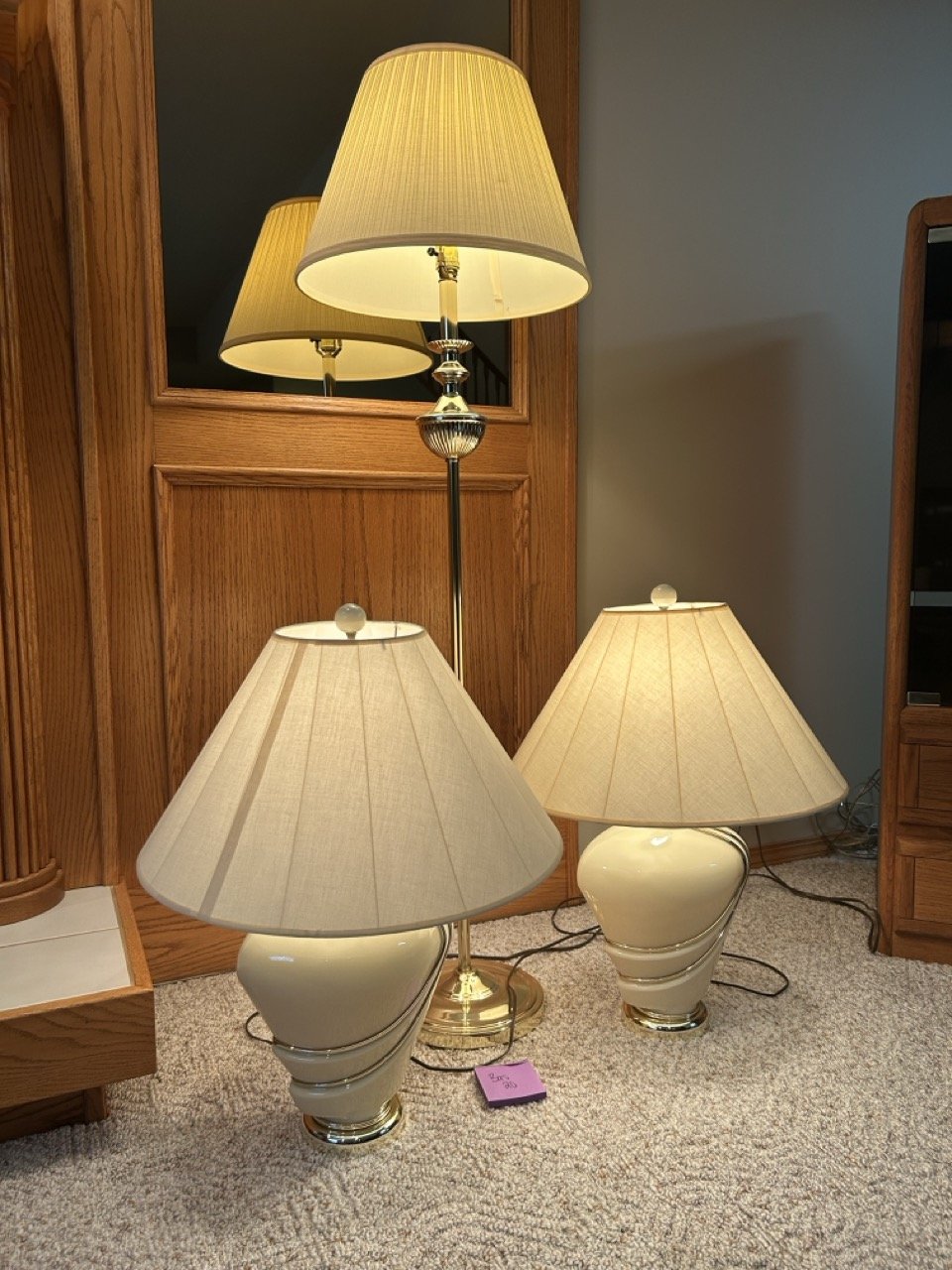 Brass/Ceramic Lamps