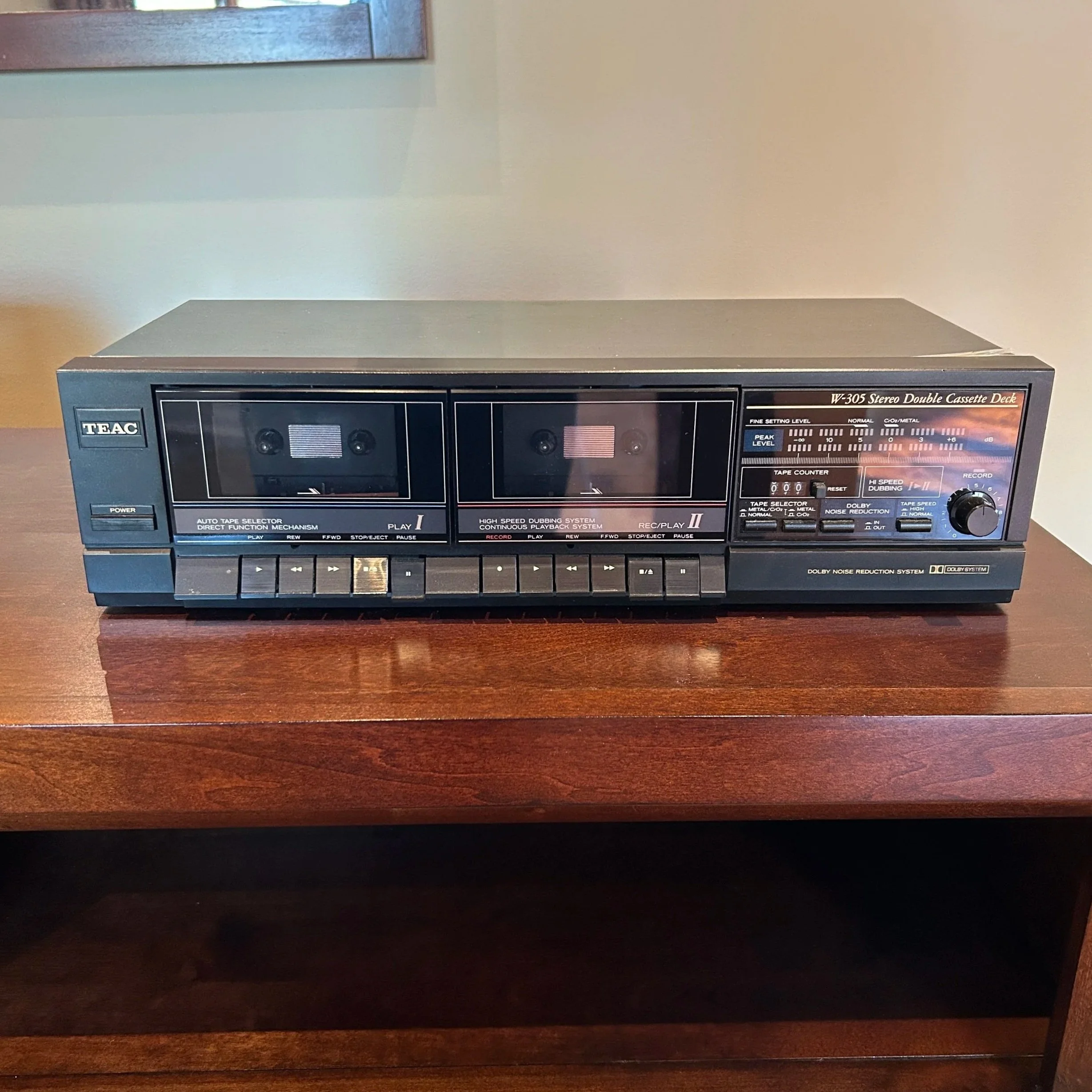 TEAC Double Cassette Deck (W-305)