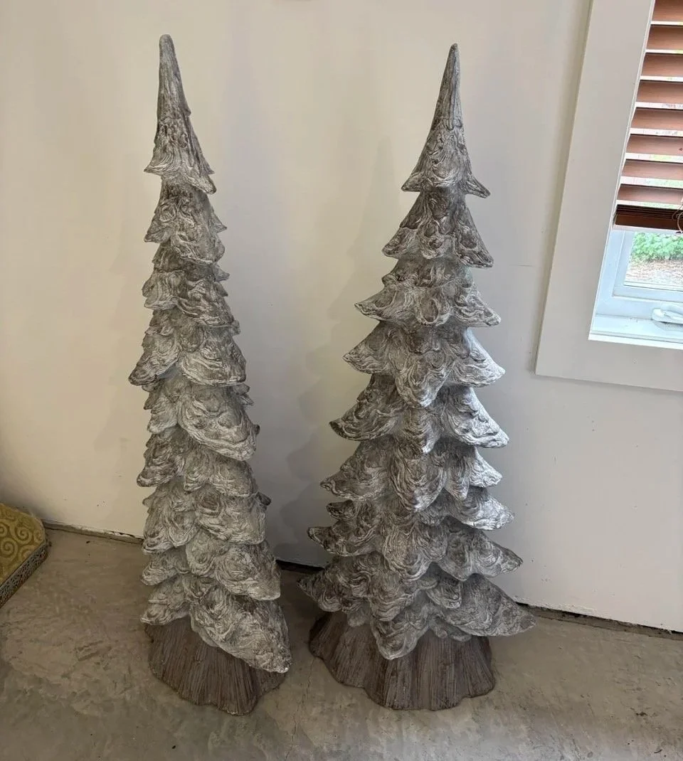 Decorative Stone Christmas Trees