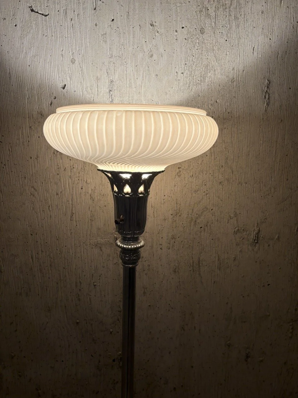 Art Deco Torchiere Lamp