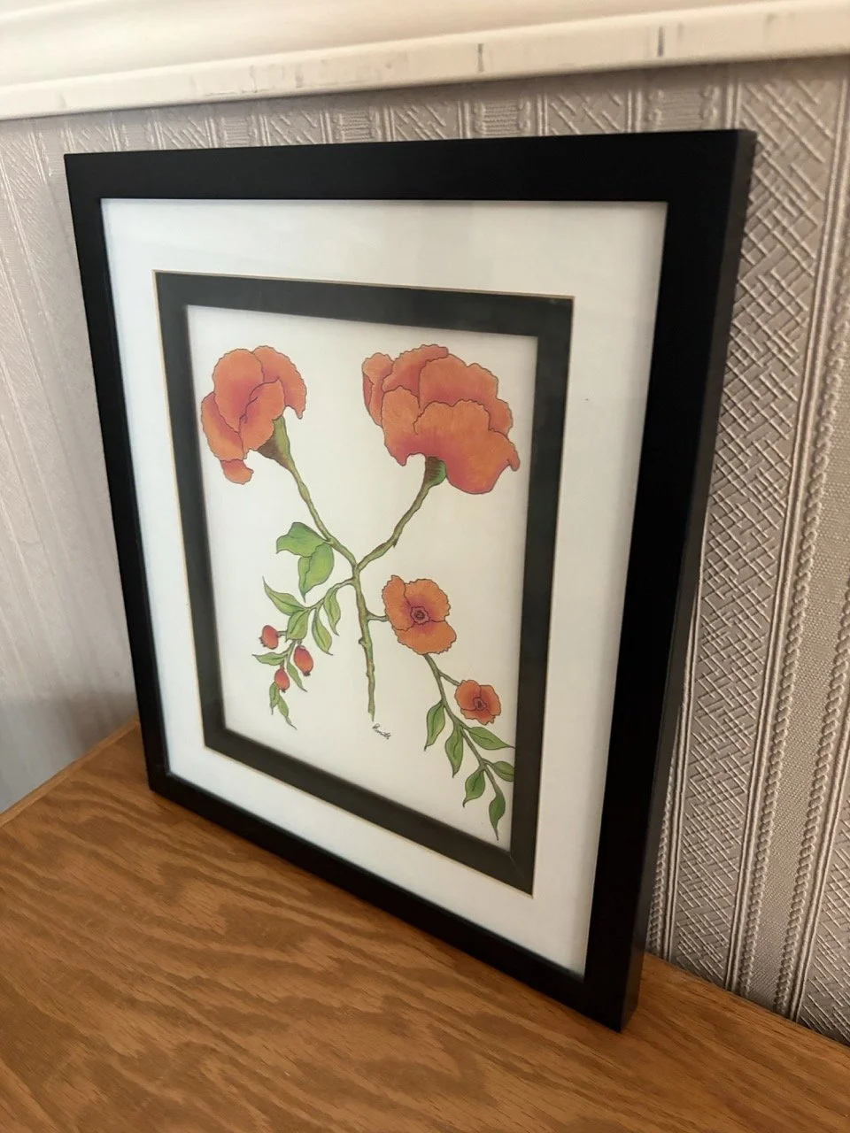 Orange Flowers - P. Smith